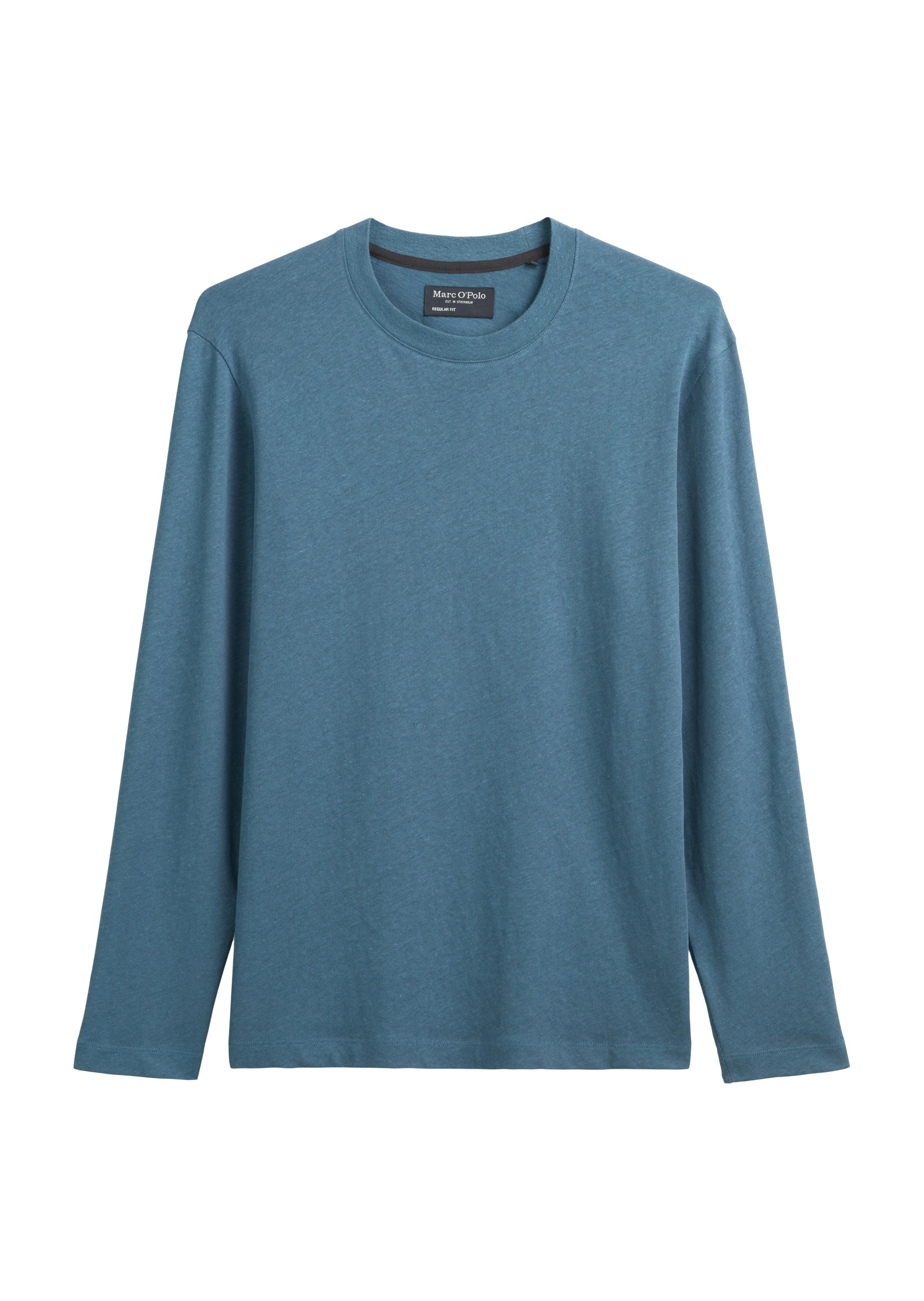 Marc O'Polo Langarmshirt »aus Bio-Baumwoll-Leinen-Mix«