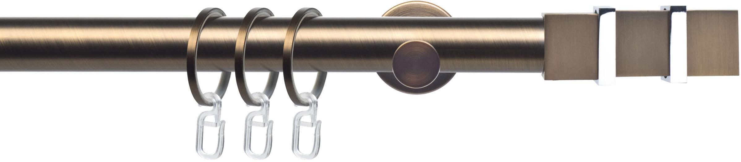 Liedeco Gardinenstange "CELQUADE01SG1L" Ø 25 mm 1 läufig-läufig Fixmaß 1-lä günstig online kaufen