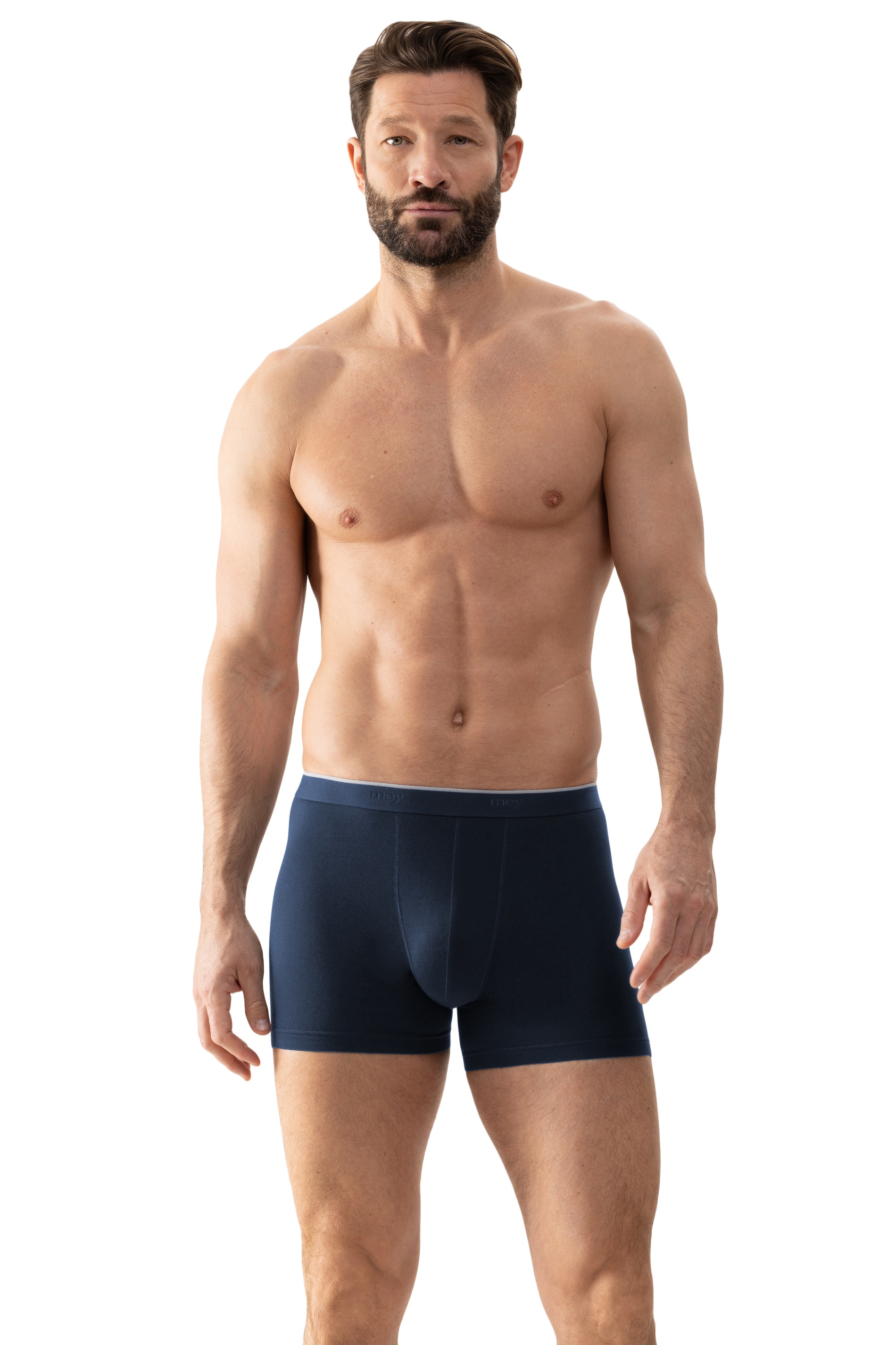 Mey "Dry Cotton" elastischer Logobund, eng anliegend, Single-Jersey Qualität