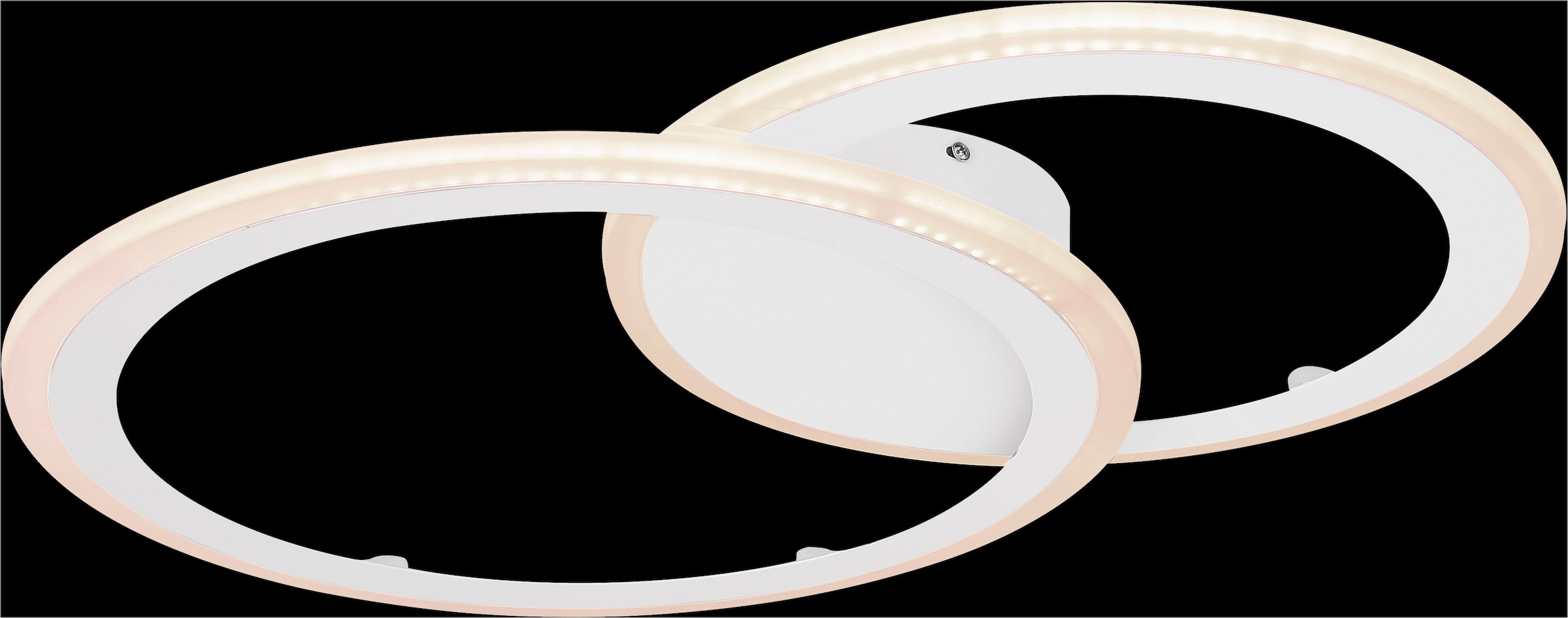 GLOBO LIGHTING LED Deckenleuchte »FENNA«, Leuchtmittel LED-Modul | LED fest integriert, Deckenlampe/rund/Wohnzimmer/Schlafzimmer/modern
