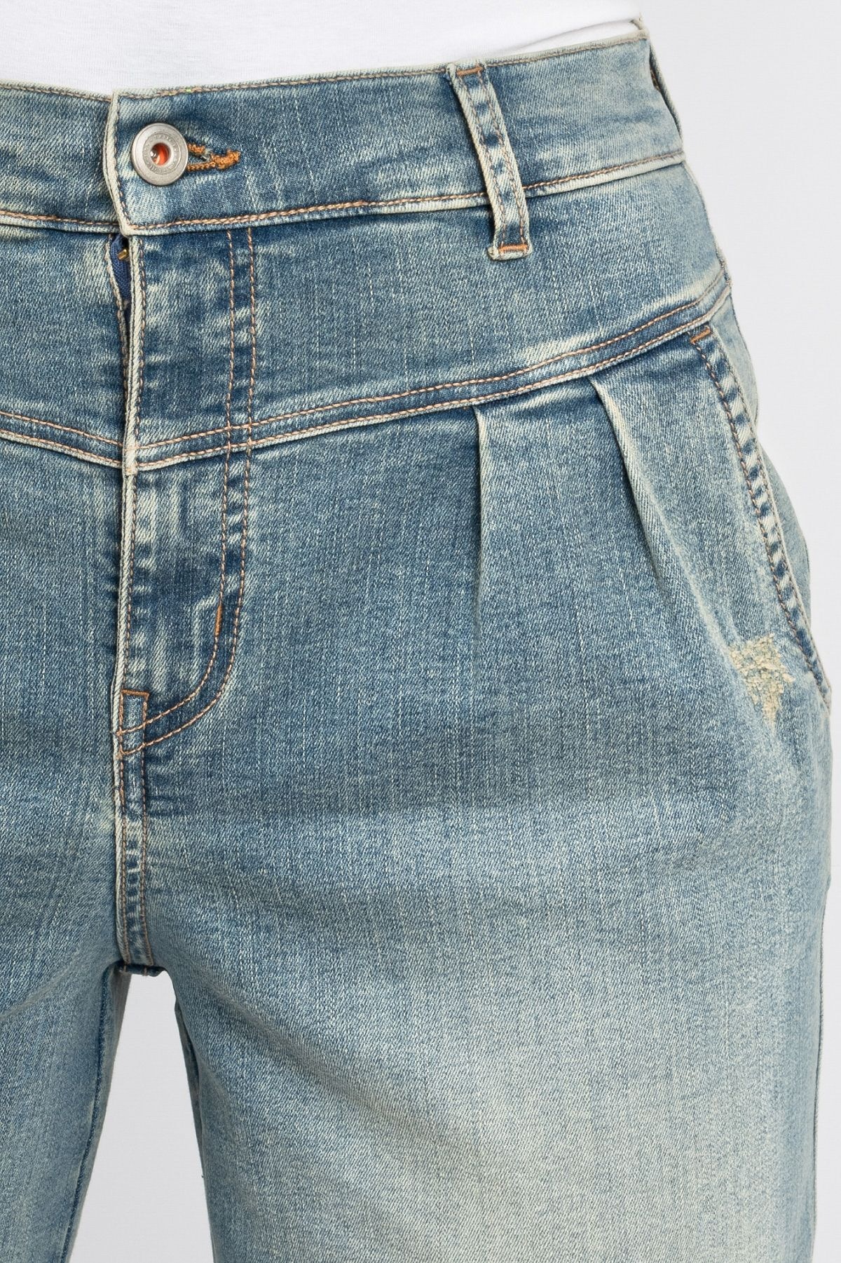 Recover Pants 5-Pocket-Jeans »Jeans«, Mit weitem Bein und Bundfalten