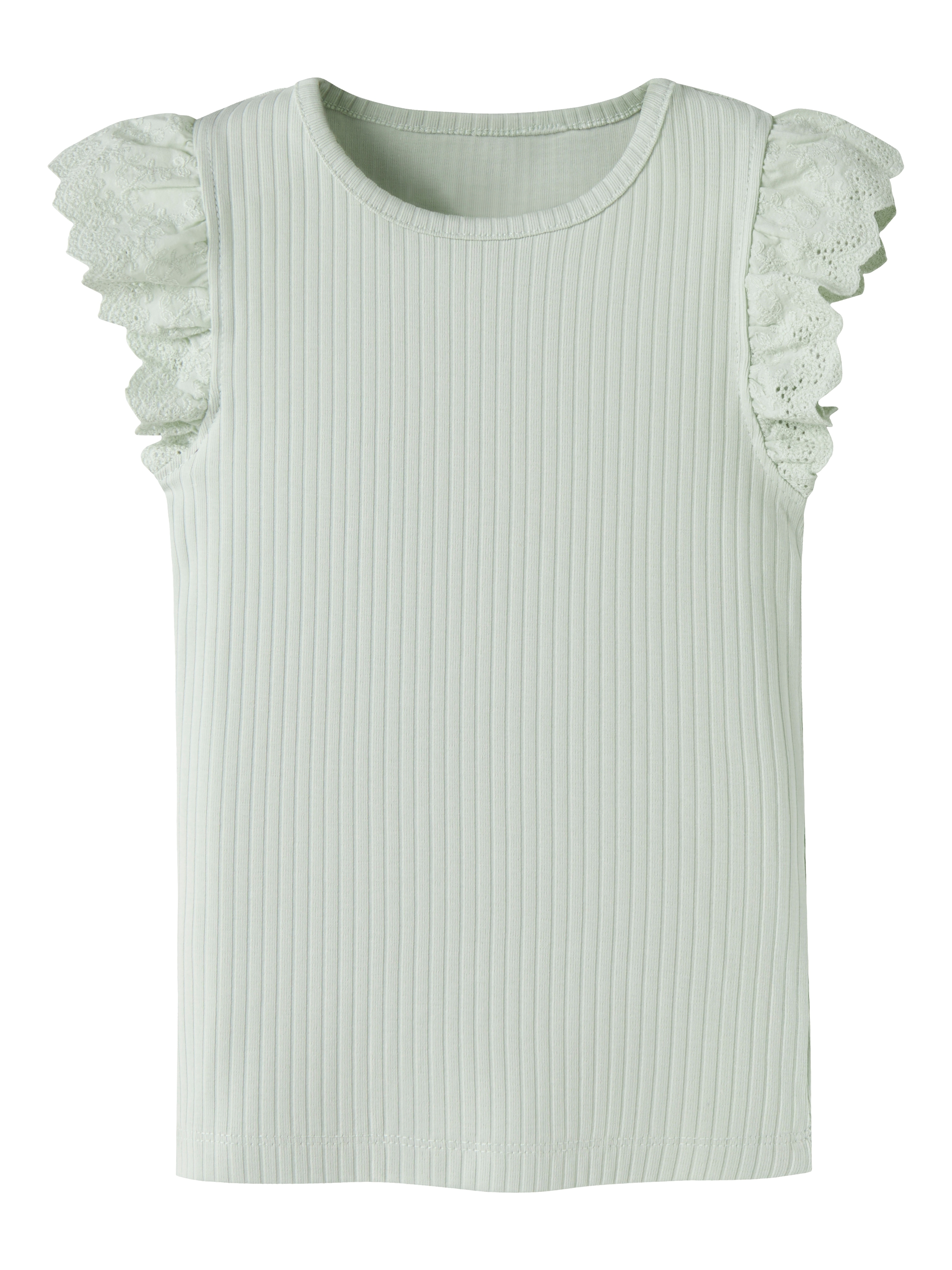Name It T-Shirt "Nmfhavelle Cap Sl Top" Baumwollmischung, Normal Geschnitten