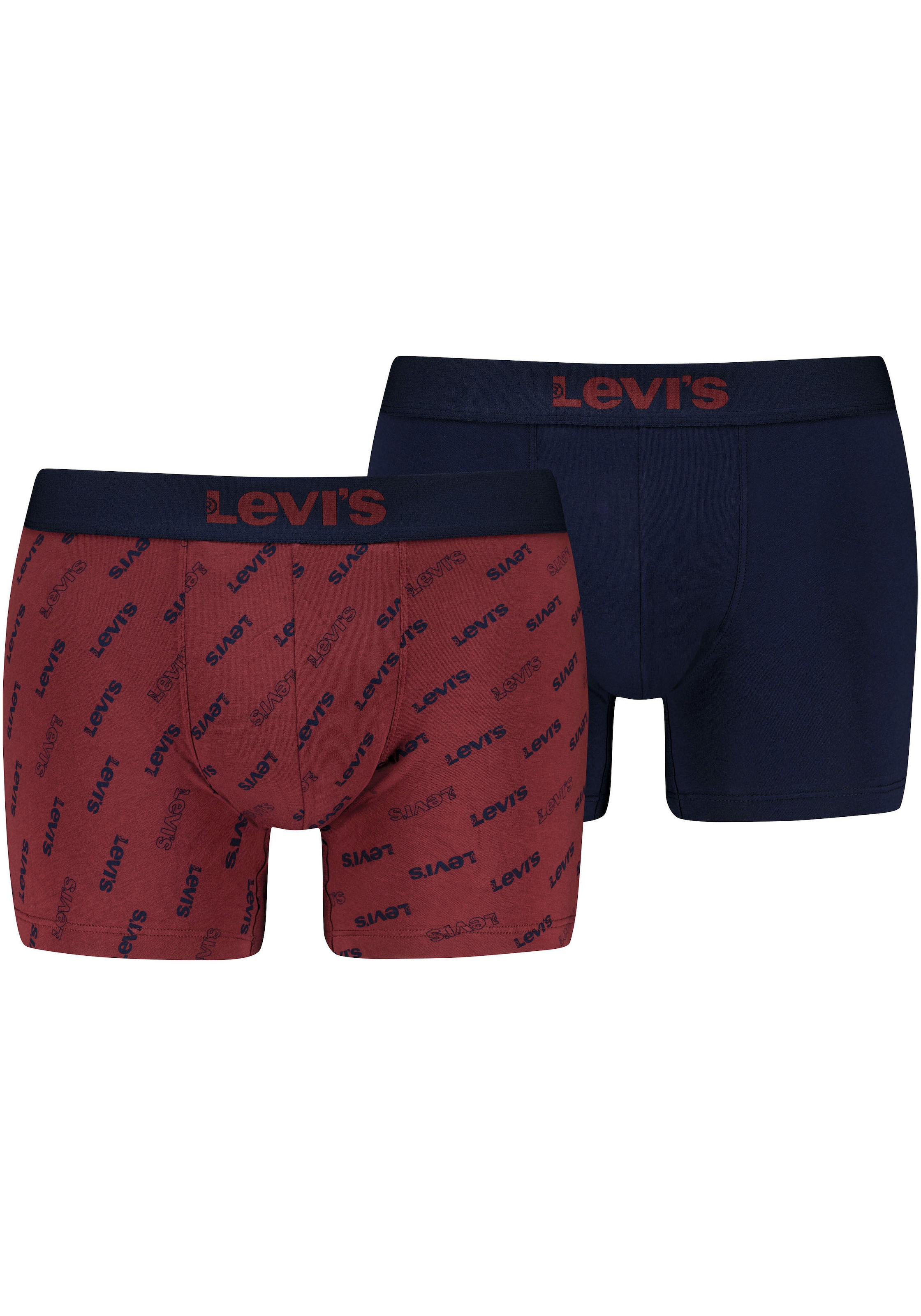 Levis Boxershorts, (2er-Pack), mit stilvoller Musterung