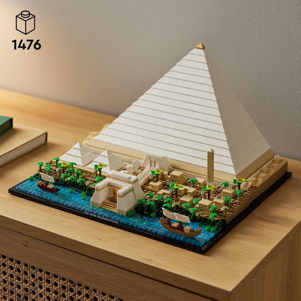 LEGO® Konstruktionsspielsteine »Cheops-Pyramide (21058), LEGO® Architecture«, (1476 St.)