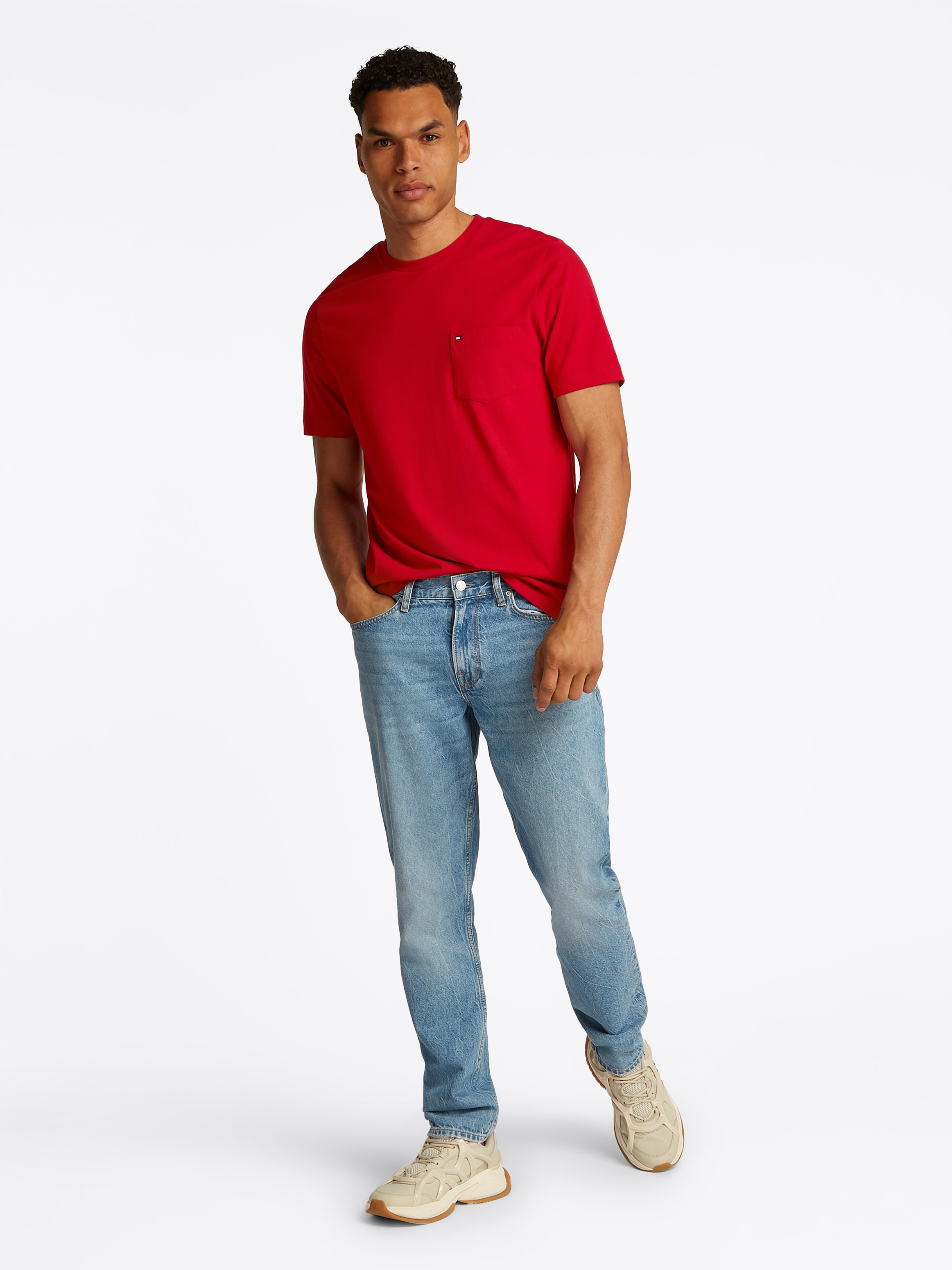 Tommy Hilfiger T-Shirt »ESSENTIAL SOLID POCKET TEE«