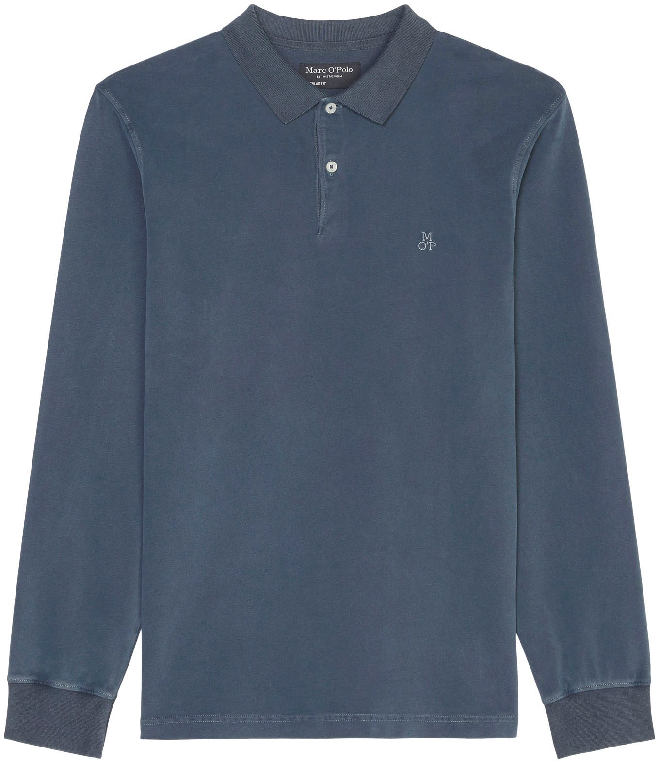 Marc OPolo Langarm-Poloshirt, im Washed-Look günstig online kaufen