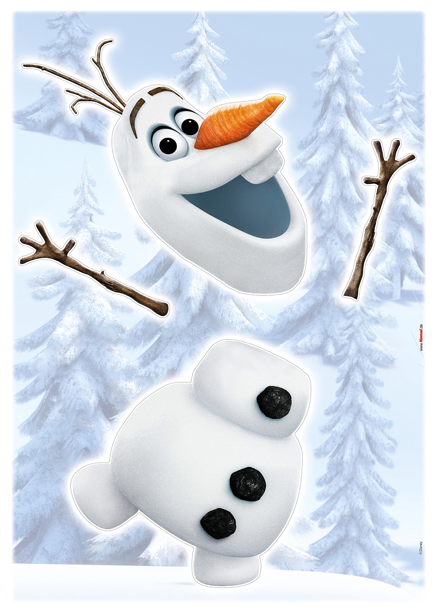 Komar Wandtattoo »Frozen Olaf« (1 St.) 50 x ...