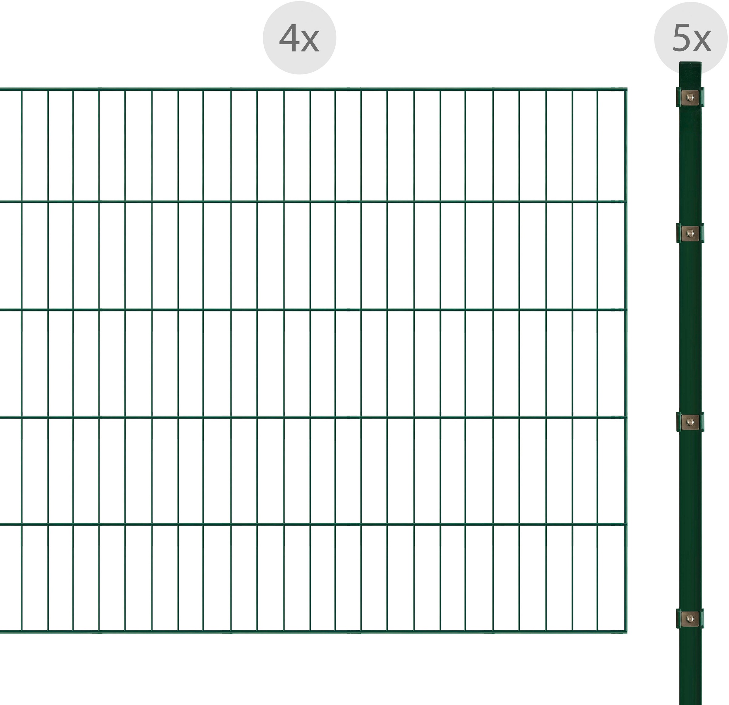Arvotec Einstabmattenzaun »ESSENTIAL 100 zum Einbetonieren«, Zaunhöhe 100 cm, Zaunlänge 2 - 60 m