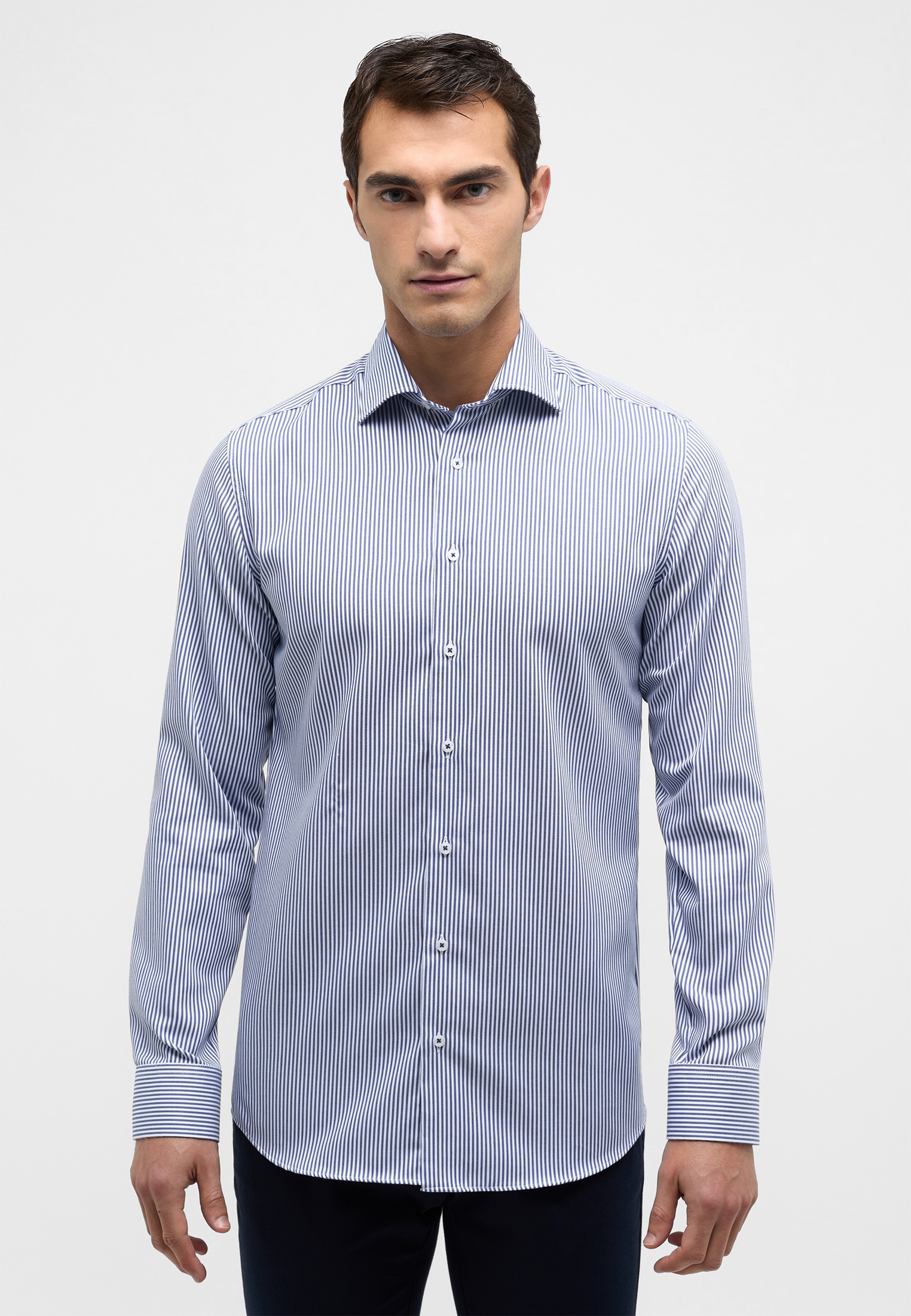 Eterna Langarmhemd "SLIM FIT" NON IRON (bügelfrei) günstig online kaufen