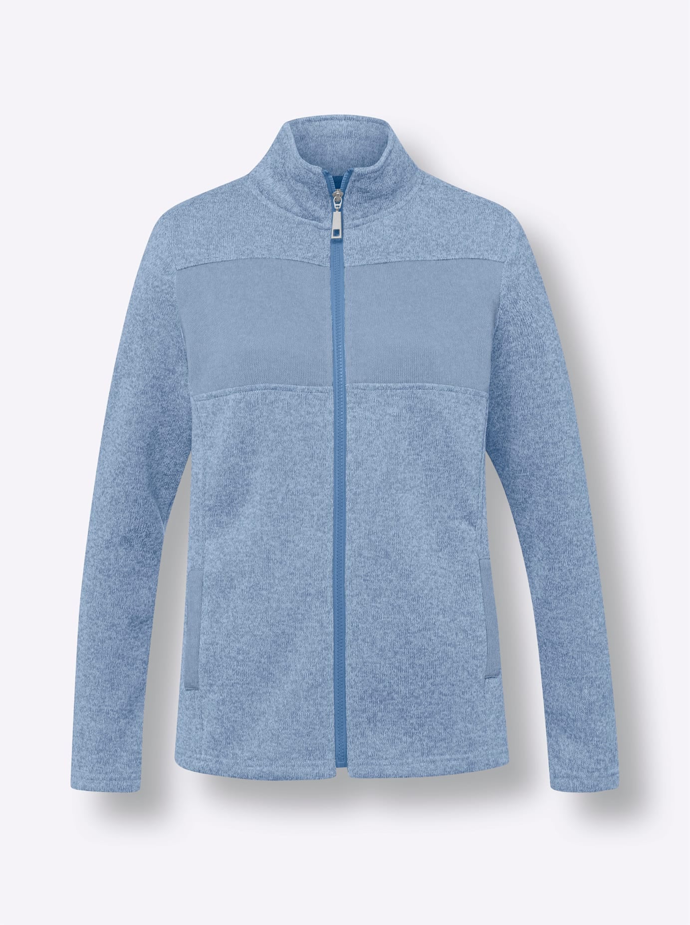 Strickfleecejacke
