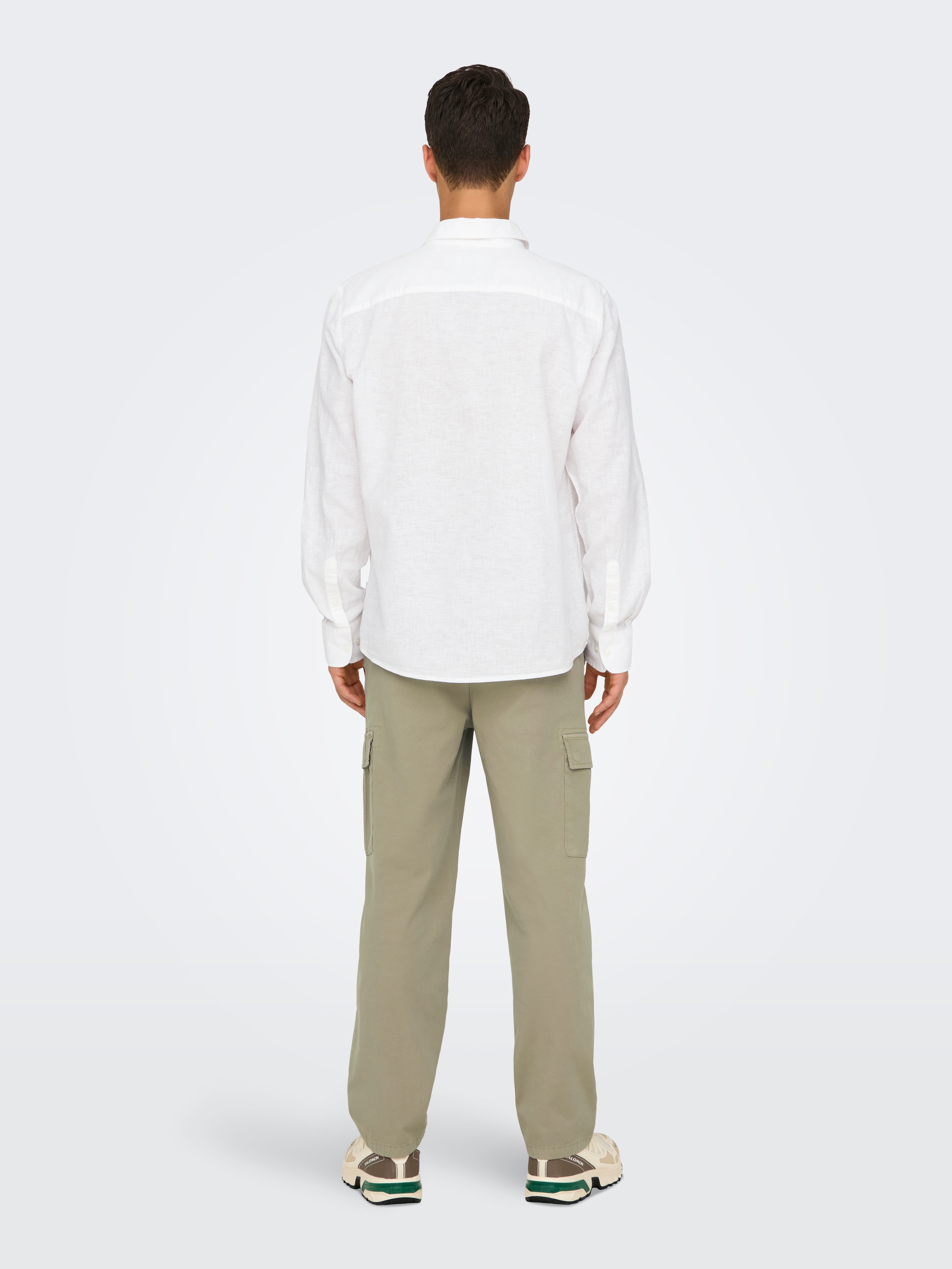 ONLY & SONS Langarmhemd »ONSCAIDEN LIFE REG LS 1 PKT SHIRT NOOS«