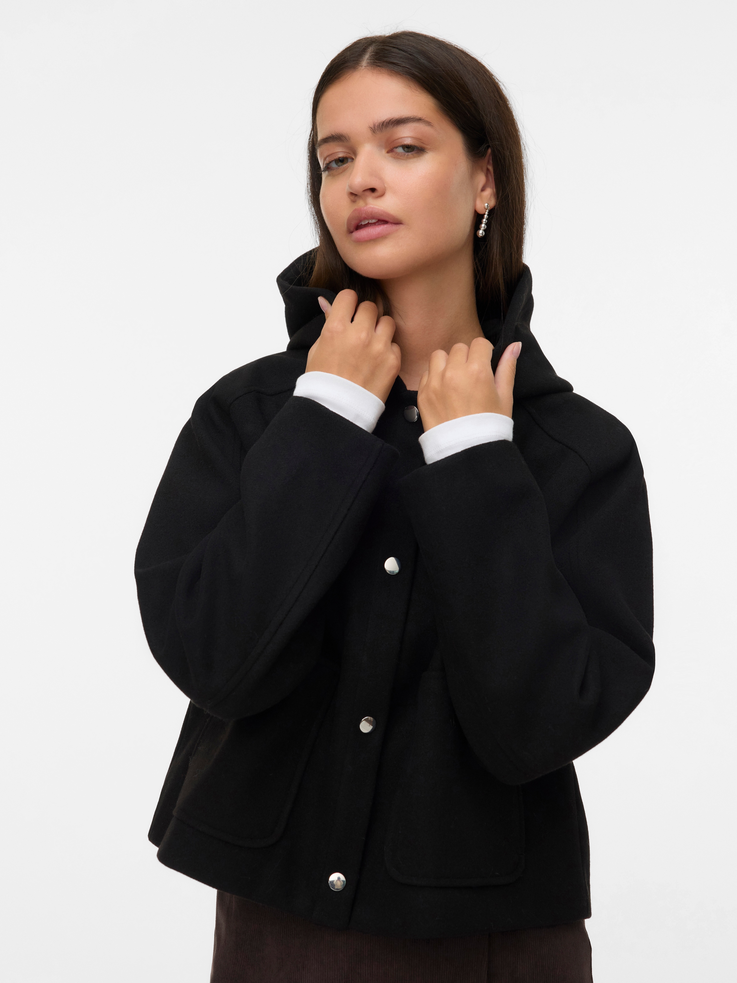 Vero Moda Kurzjacke "VMFORTUNEROME SHORT JACKET GA BOO", mit Kapuze günstig online kaufen