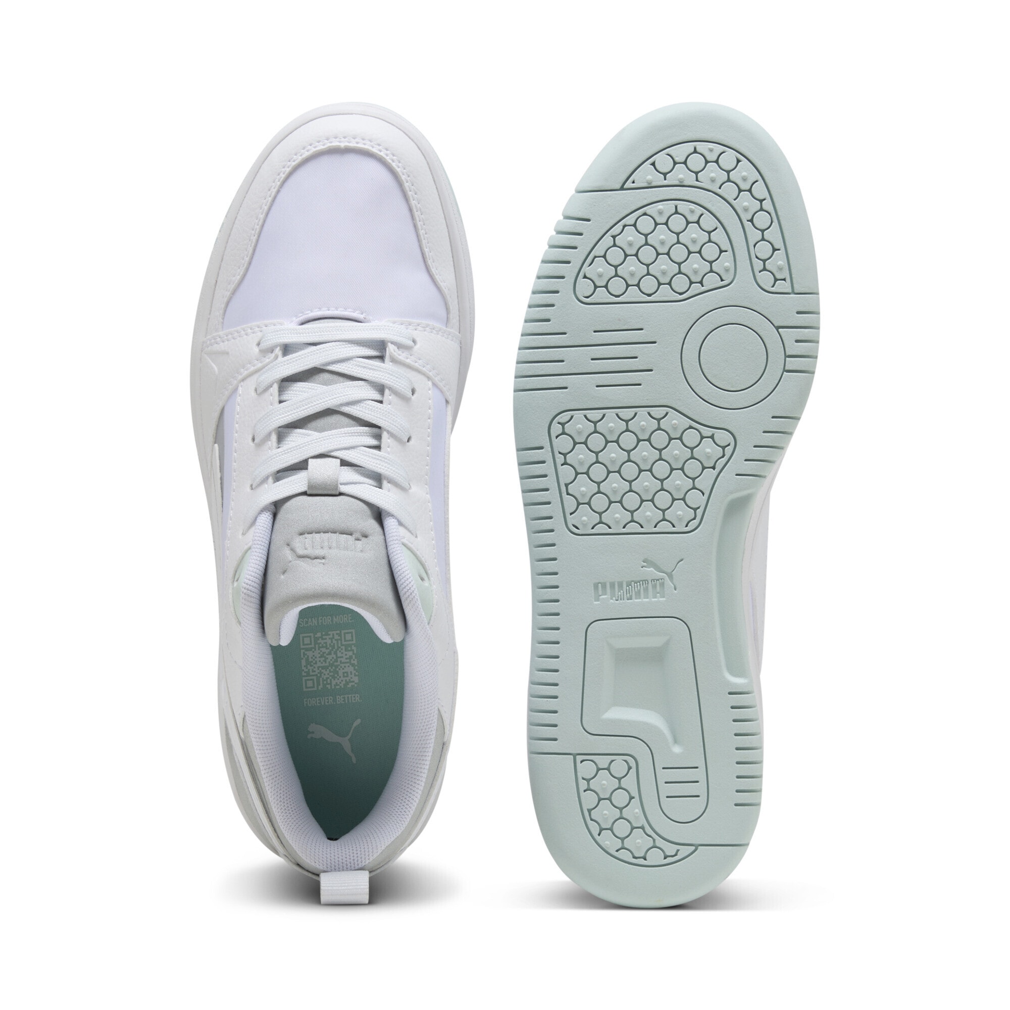 PUMA Sneaker »Rebound v6 Aqua Metallics Sneakers mit niedrigem Schaft«