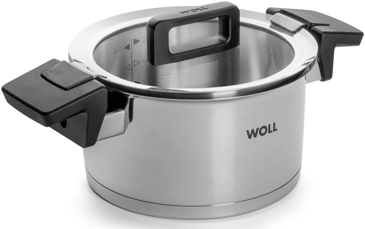 WOLL Kochtopf "Concept", 2,5 l + Ø 18cm + Höhe 10cm, silber, Töpfe, Induktion