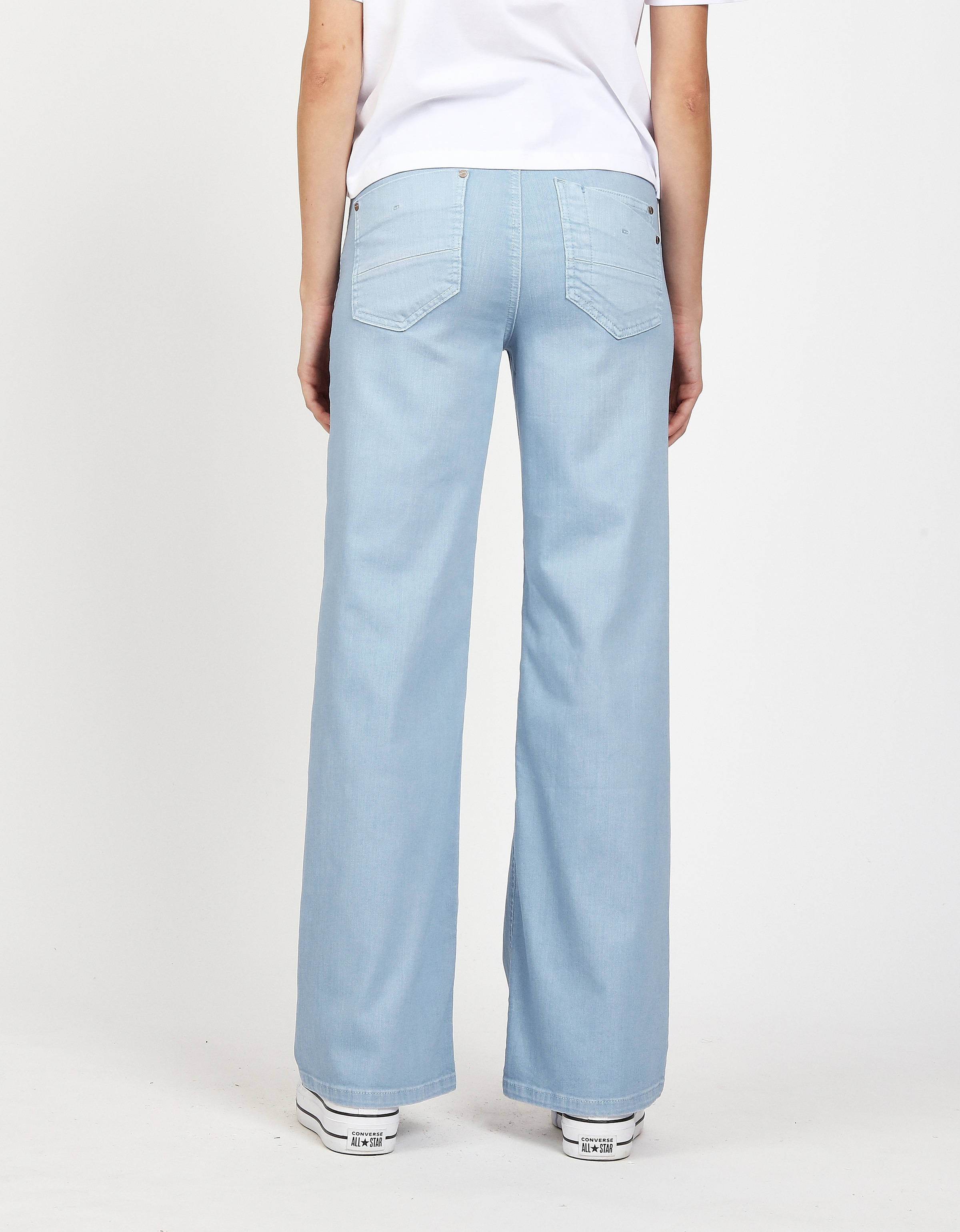 GANG Weite Jeans "94AMELIE WIDE" mit geradem Beinverlauf, weicher Denim günstig online kaufen