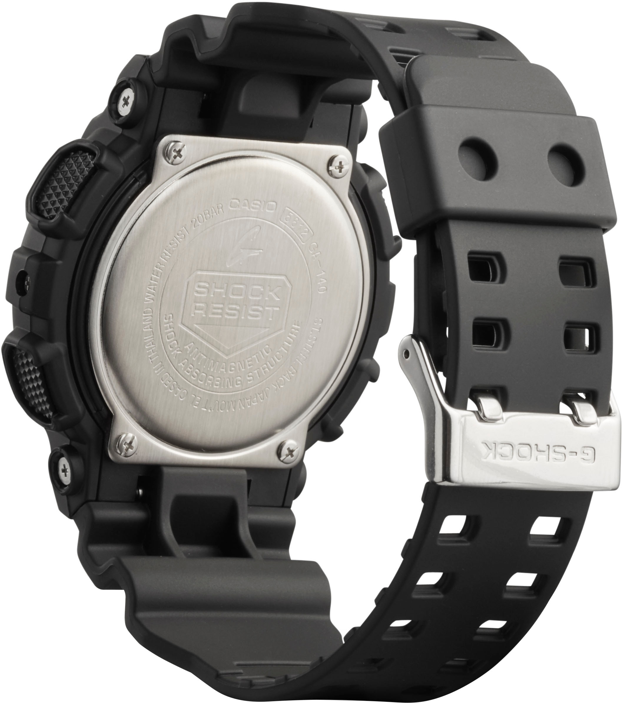 CASIO G-SHOCK Chronograph, Quarzuhr,Armbanduhr,Herrenuhr,digital, bis 20 bar wasserd.Resinarmband
