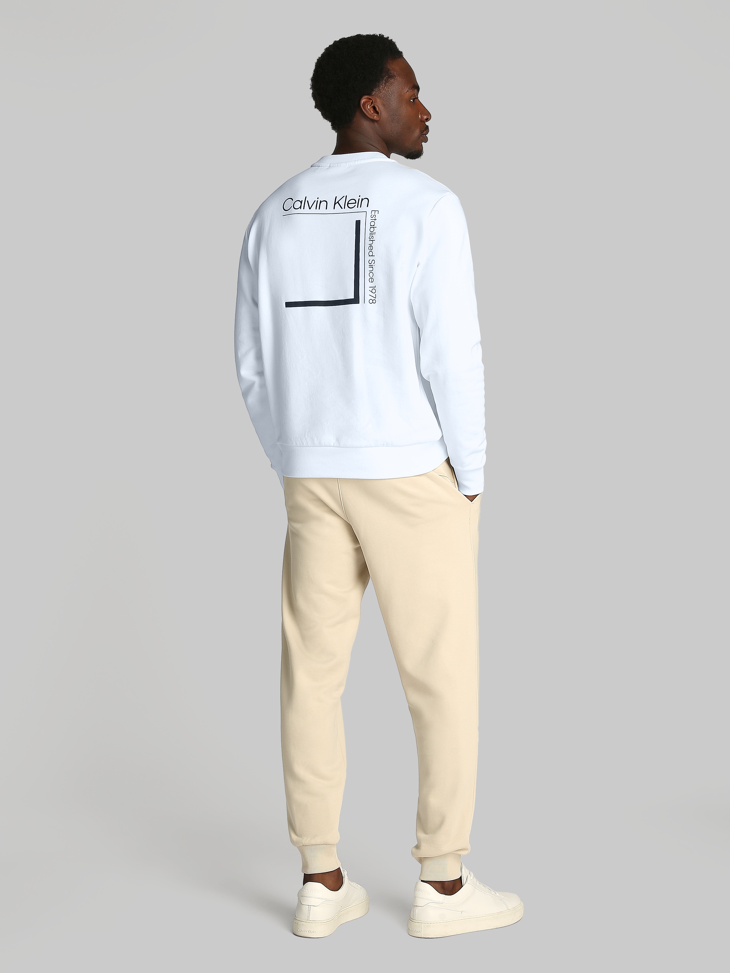 Calvin Klein Sweatshirt »CP-LINEAR BOX LOGO SWEATSHIRT«, mit Logo auf der Rückseite