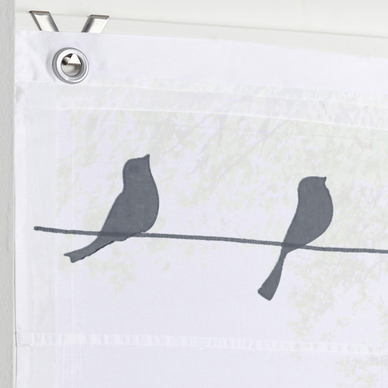 Kutti Raffrollo "Gravelot" mit Hakenaufhängung ohne Bohren freihängend Appl günstig online kaufen