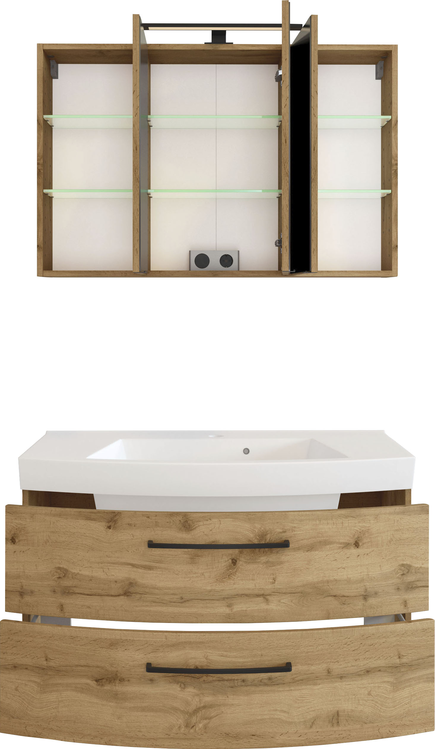 Thumbnail - welltime Badmöbel-Set "Chicago" 2 Stk. tlg.