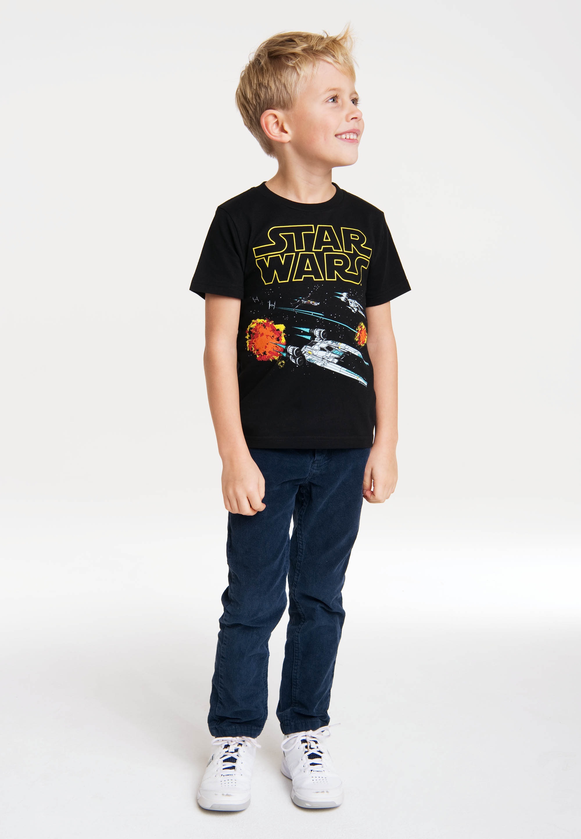 LOGOSHIRT T-Shirt »Star Wars - Star Fighter«, mit coolem Star Wars-Motiv