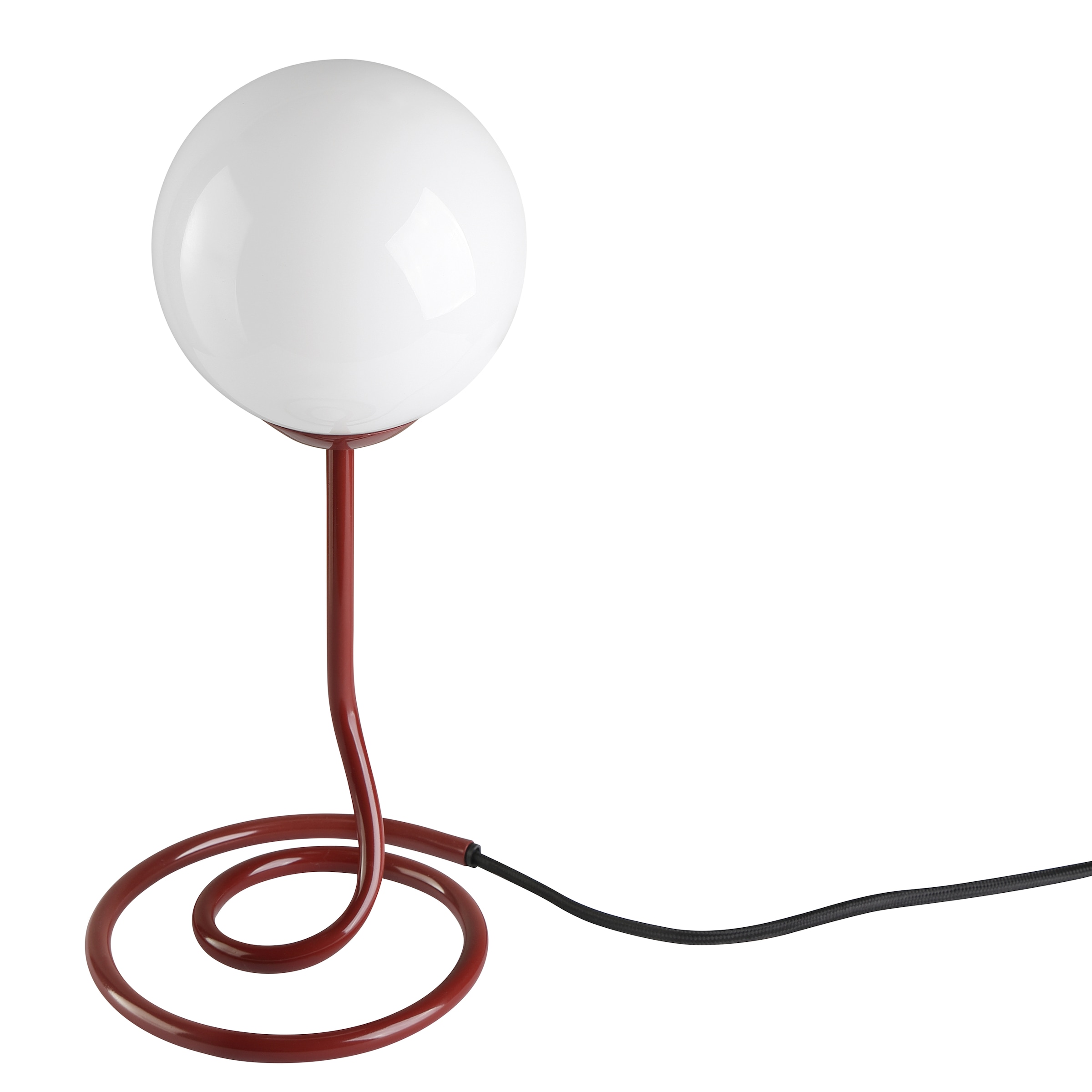 OTTO home Tischleuchte »Orrell«, Leuchtmittel G9 | ohne Leuchtmittel, Ø 15 cm, Materialmix - Metallfuß mit weißem Glasschirm