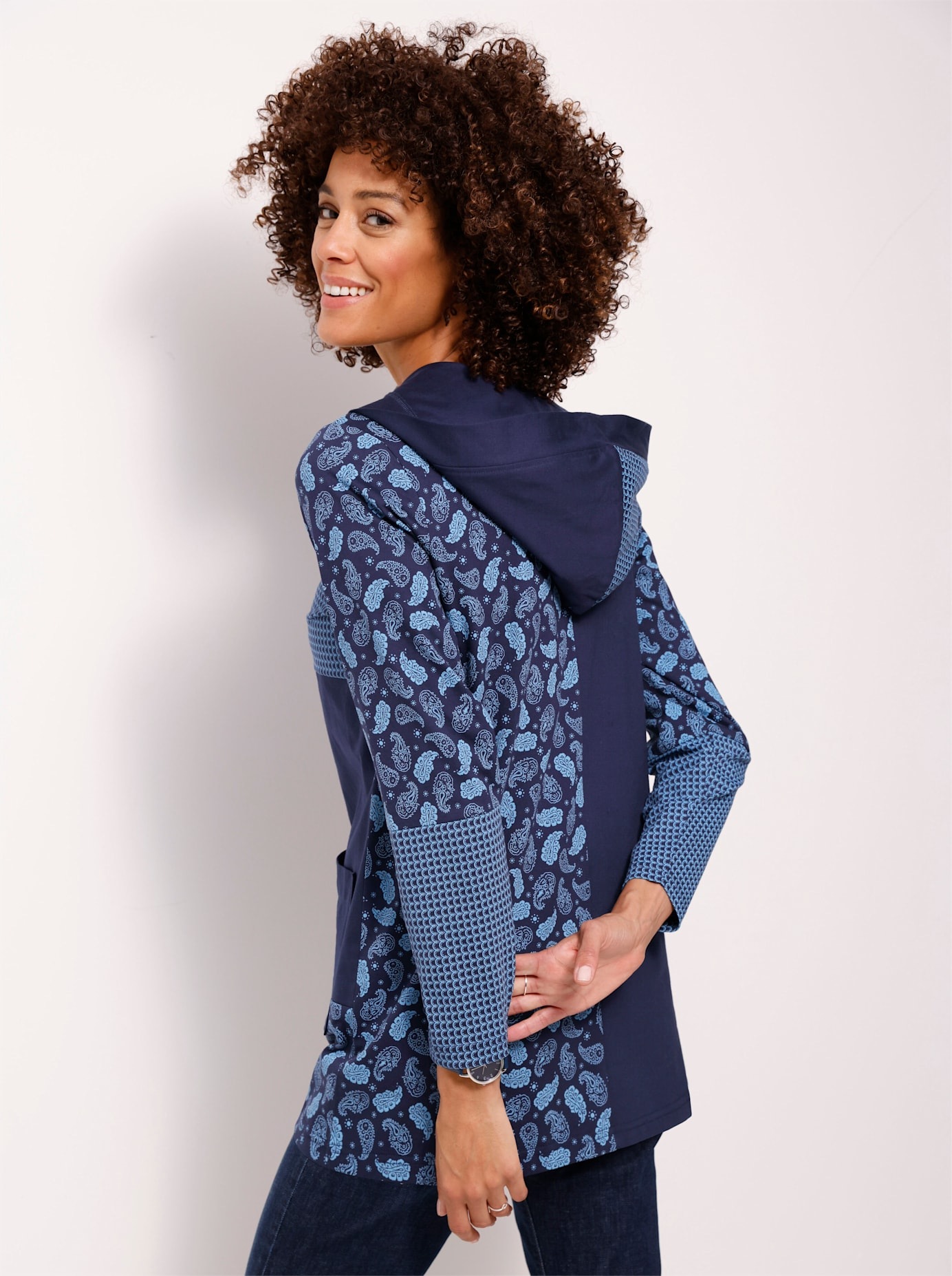 Classic Basics Shirtjacke "Long-Shirtjacke" 1 Stk. tlg. günstig online kaufen