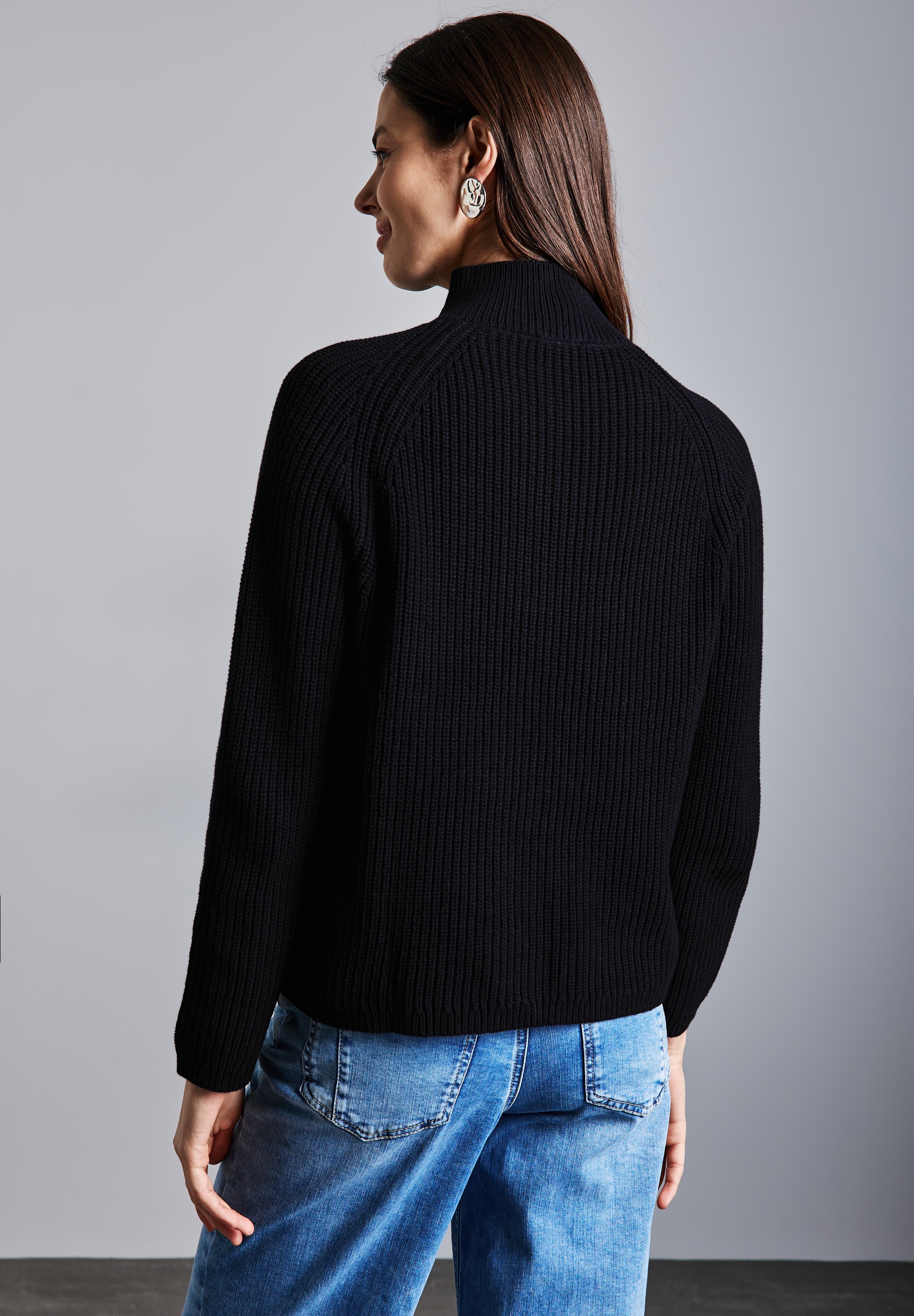 STREET ONE Strickpullover, im soften Baumwoll-Mix