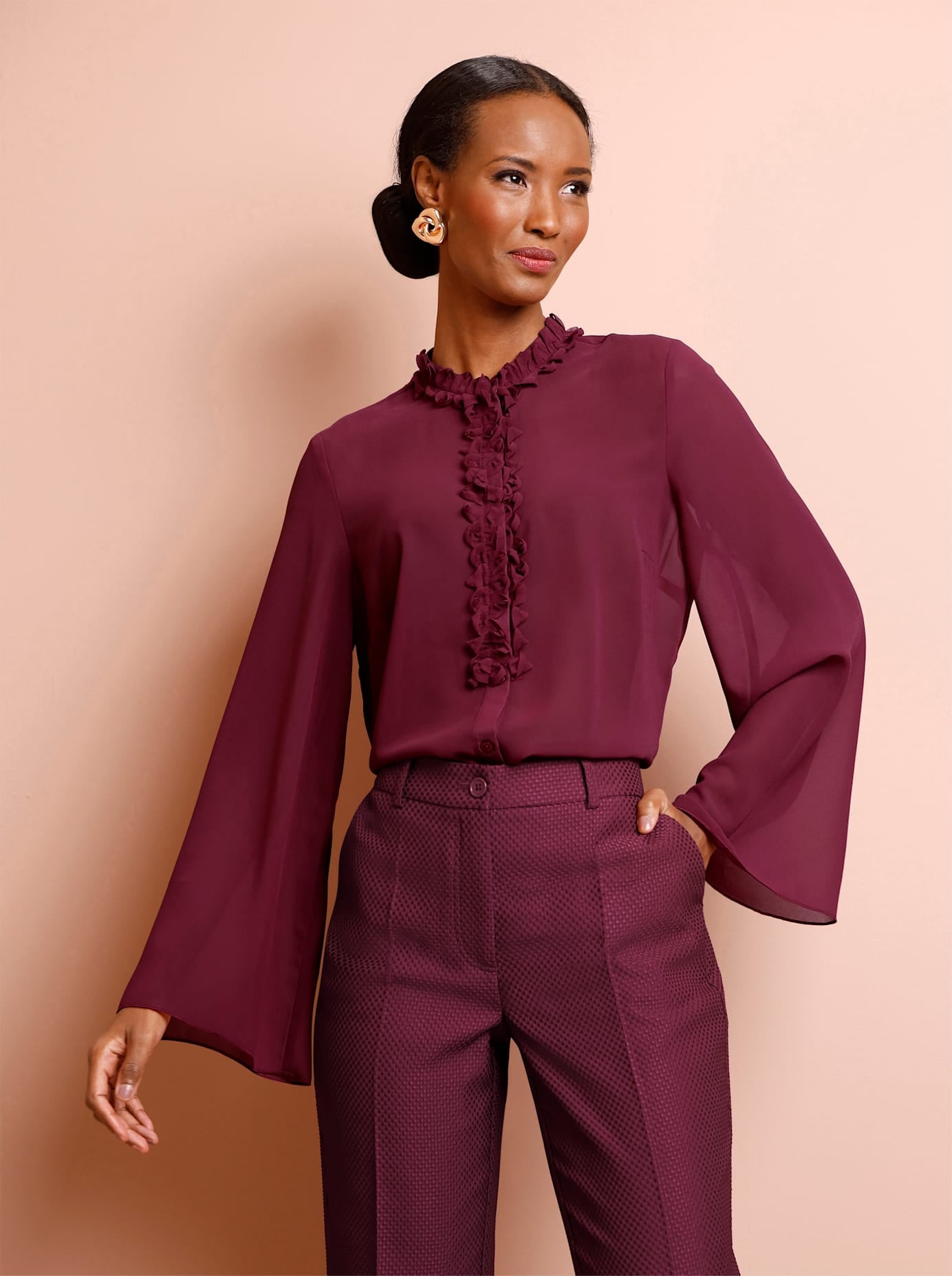 creation L Georgettebluse
