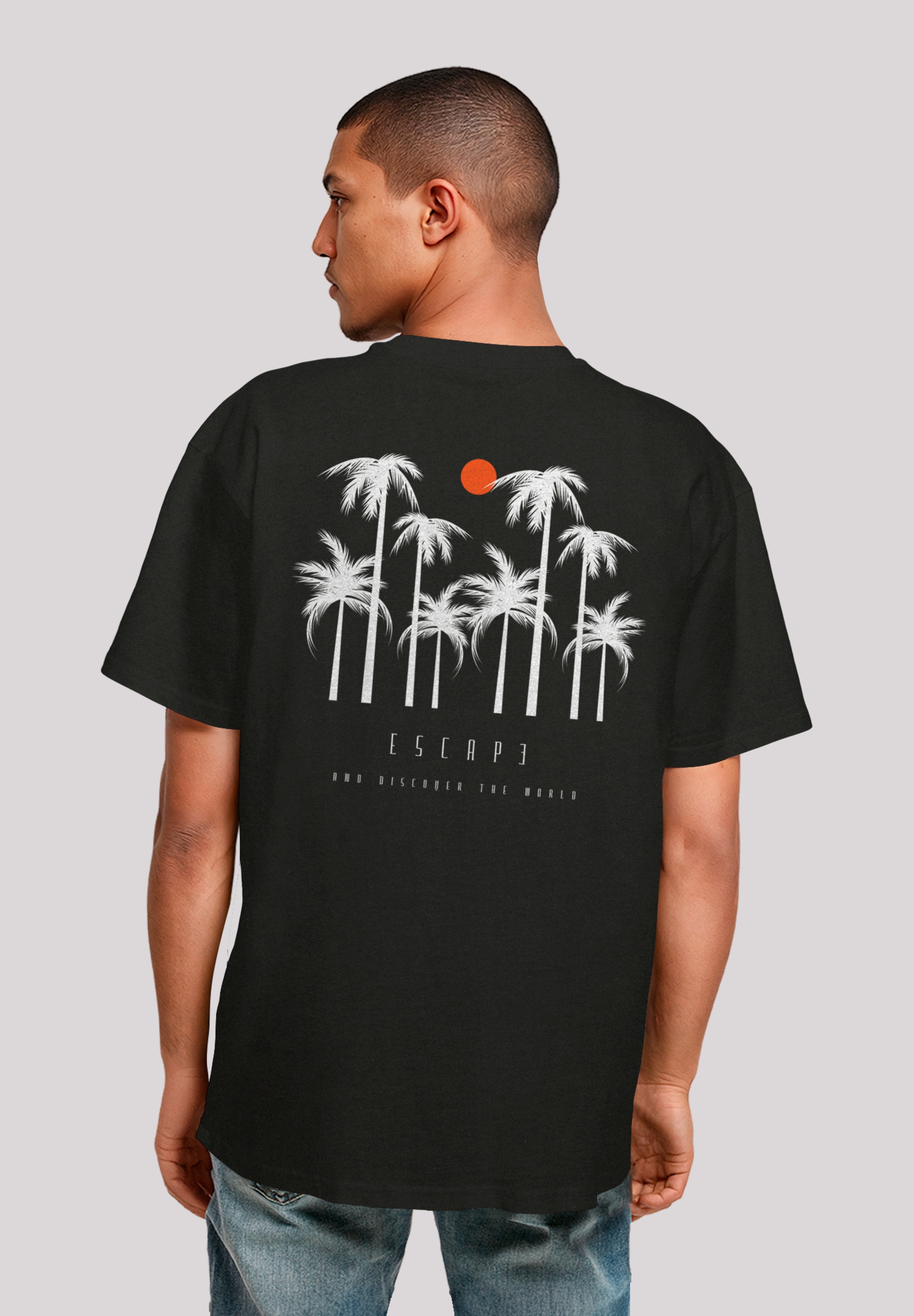 F4NT4STIC T-Shirt "Oversize Discover Palm Trees" Discover the World günstig online kaufen