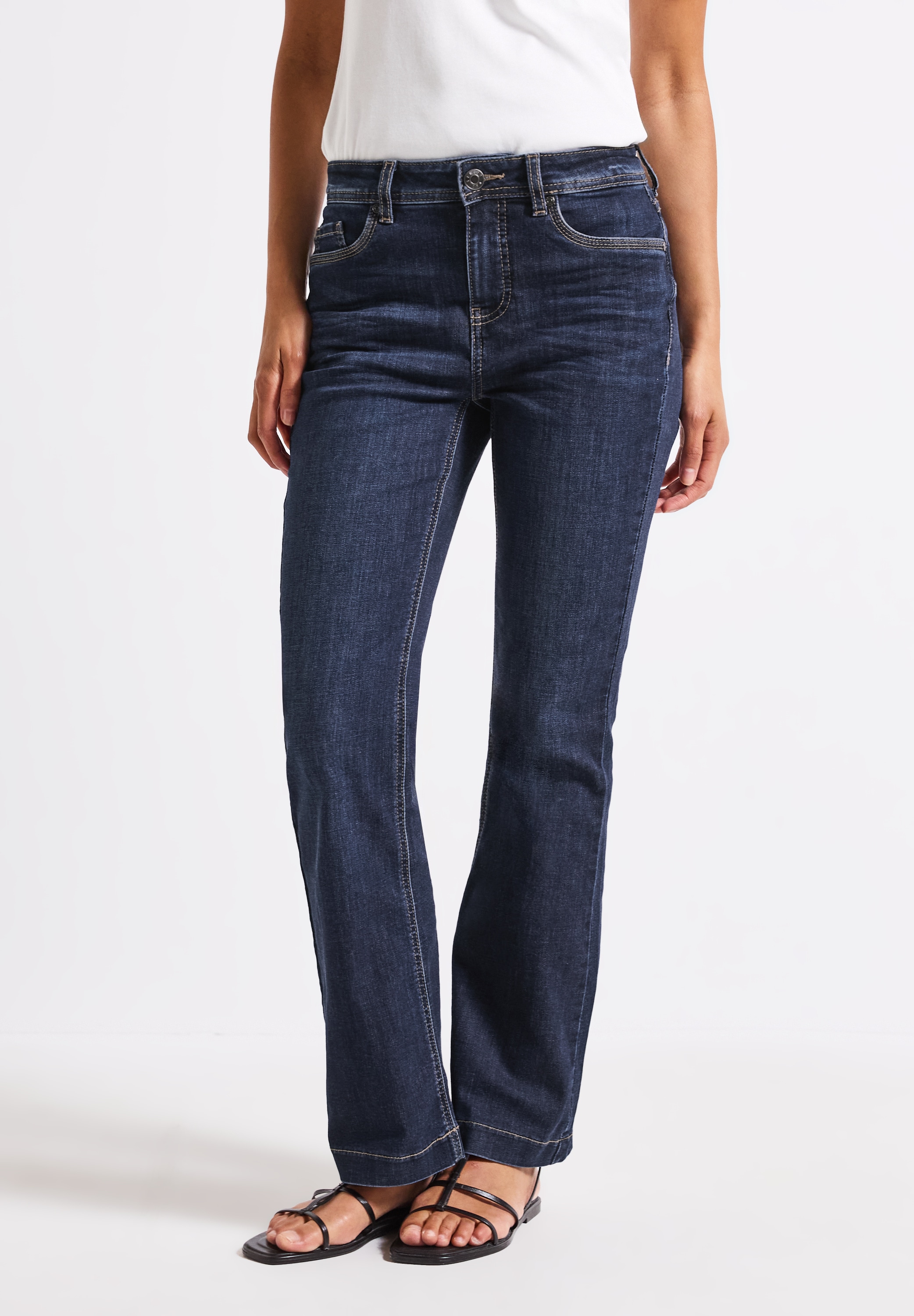 STREET ONE Slim-fit-Jeans, High Waist