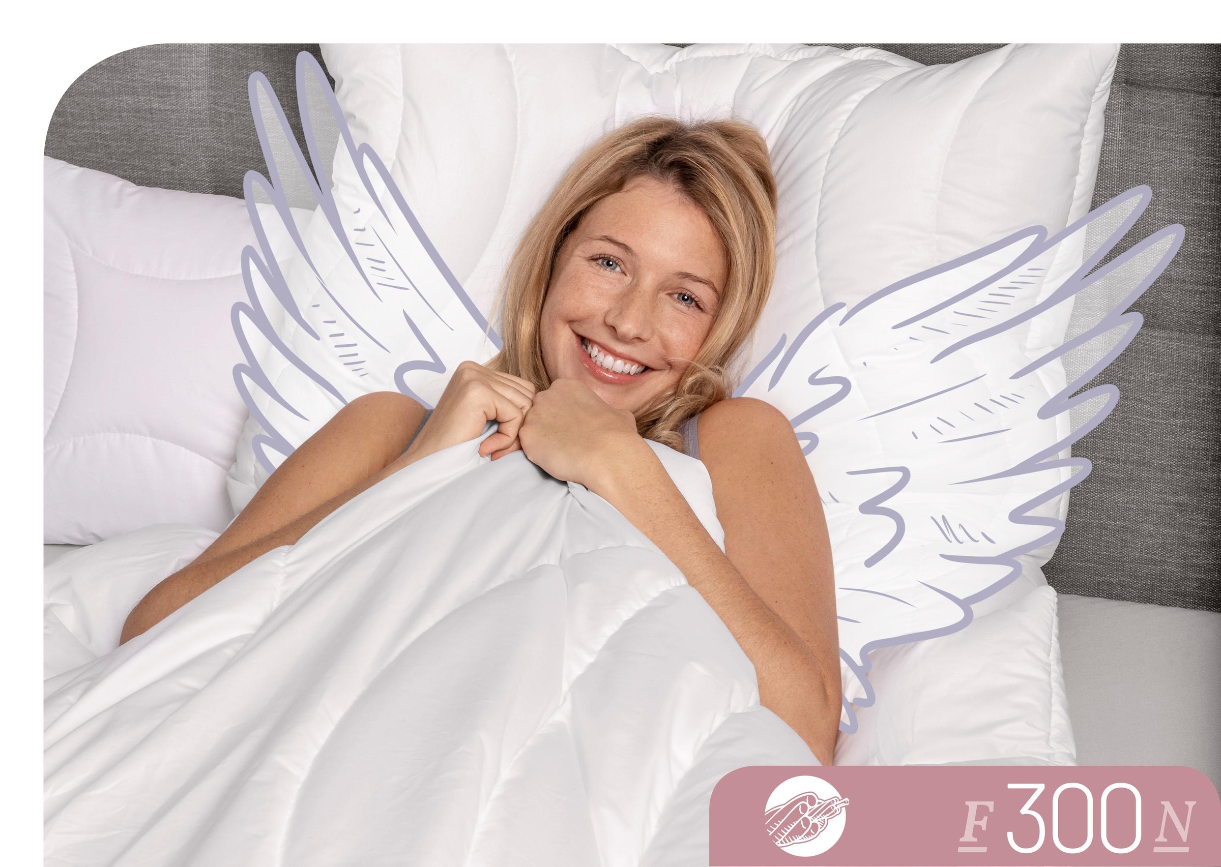 Schlafstil Baumwollbettdecke "F300" normal 1 Stk. tlg. hergestellt in Deuts günstig online kaufen