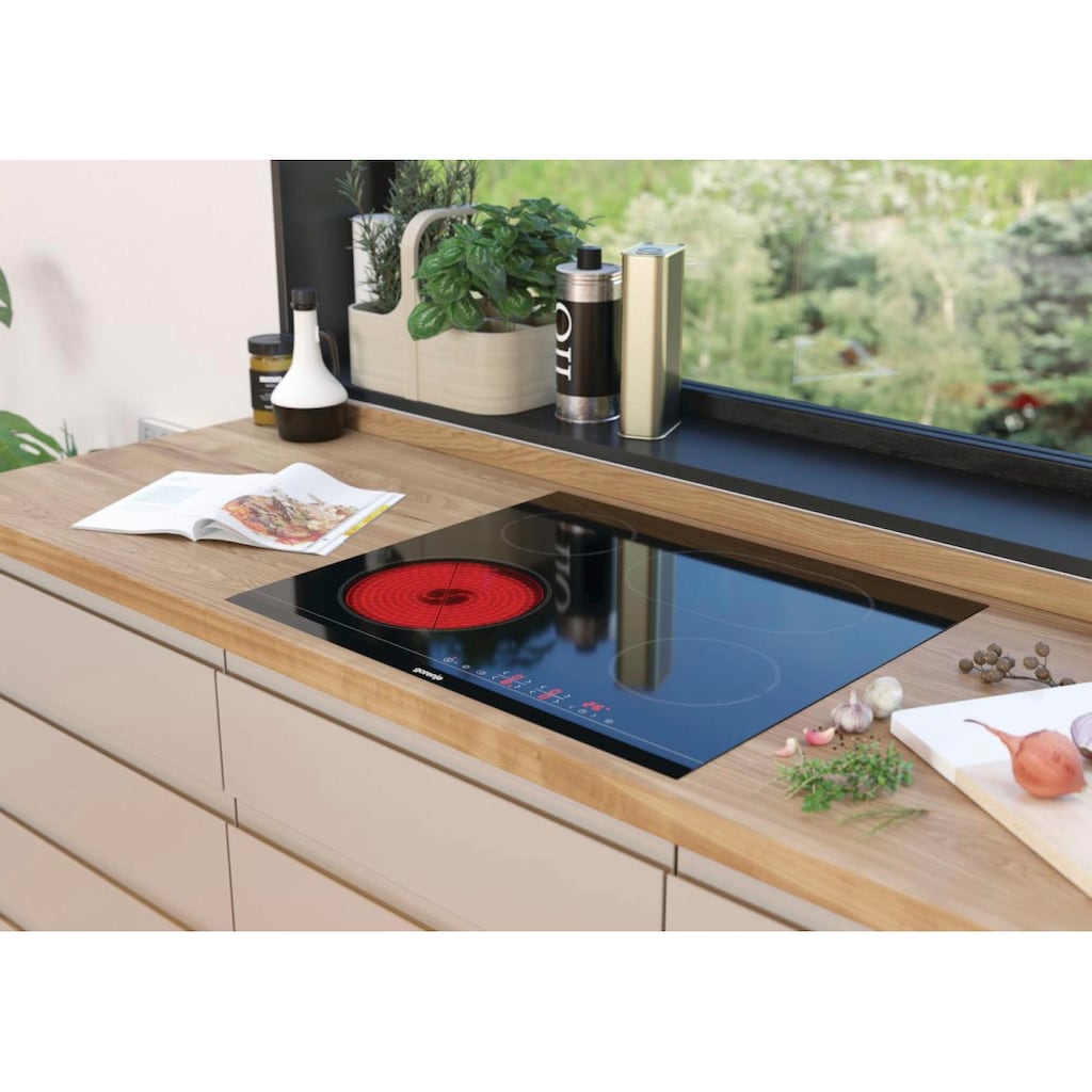 GORENJE Backofen-Set »Black Pacific Basic Set«, BOS6737E13BGOT, mit 1-fach-Teleskopauszug, Aqua Clean, (Set)