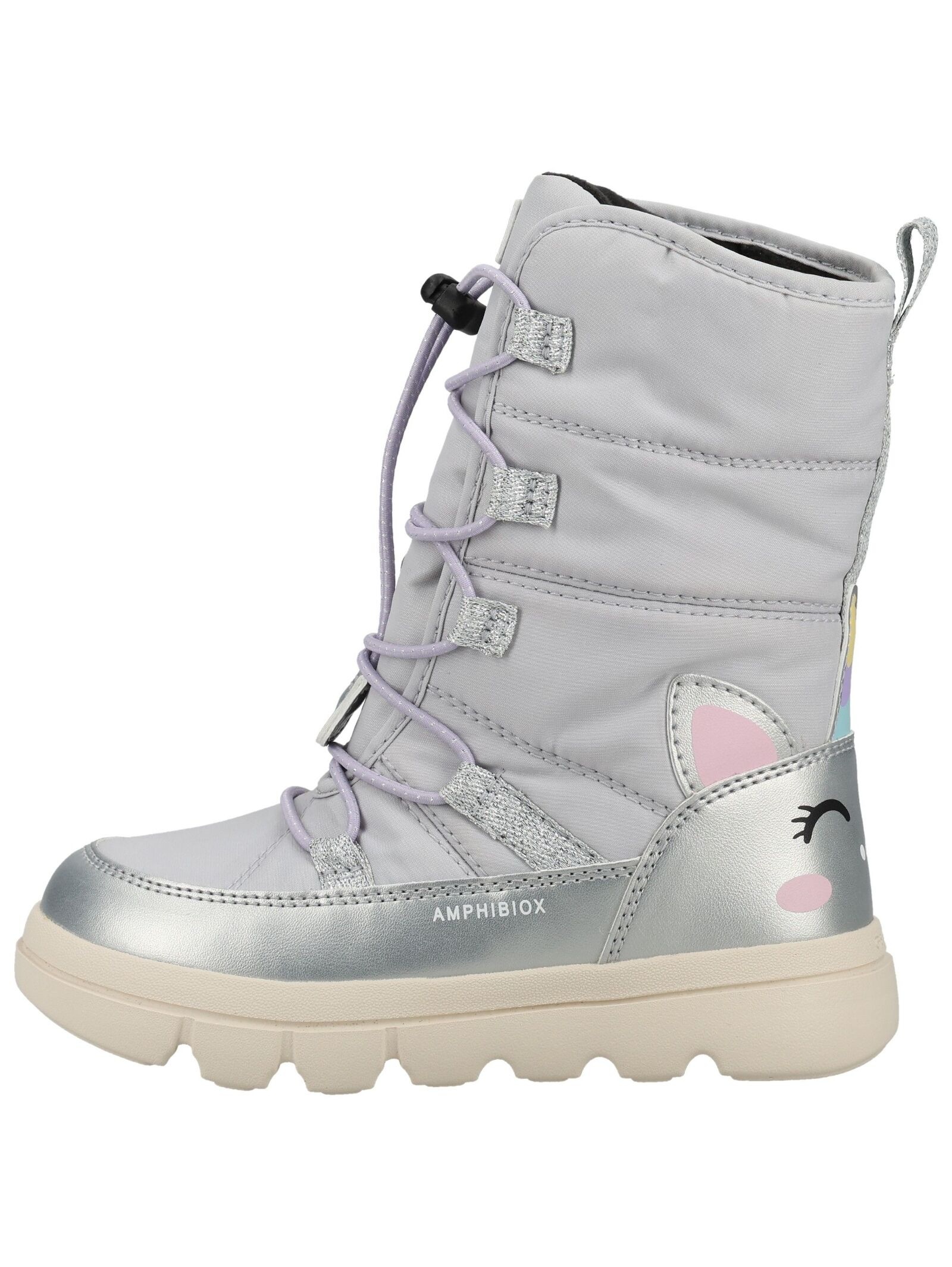 Geox Snowboots »Geox Stiefel Lederimitat/Textil«