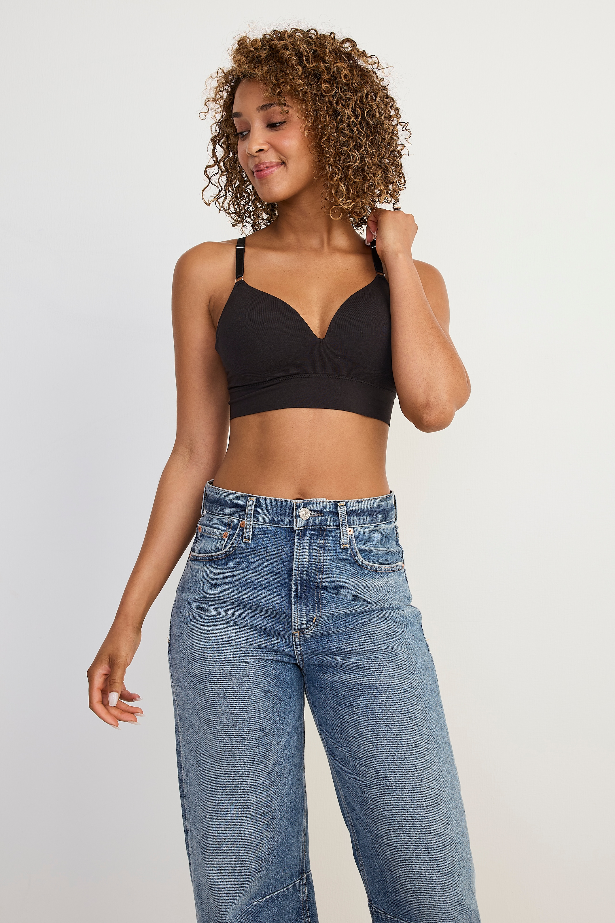 Jockey Bralette »SEAMFREE COMFORT«, Tiefer V-Ausschnitt, schmale Träger, ohne Seitennähte