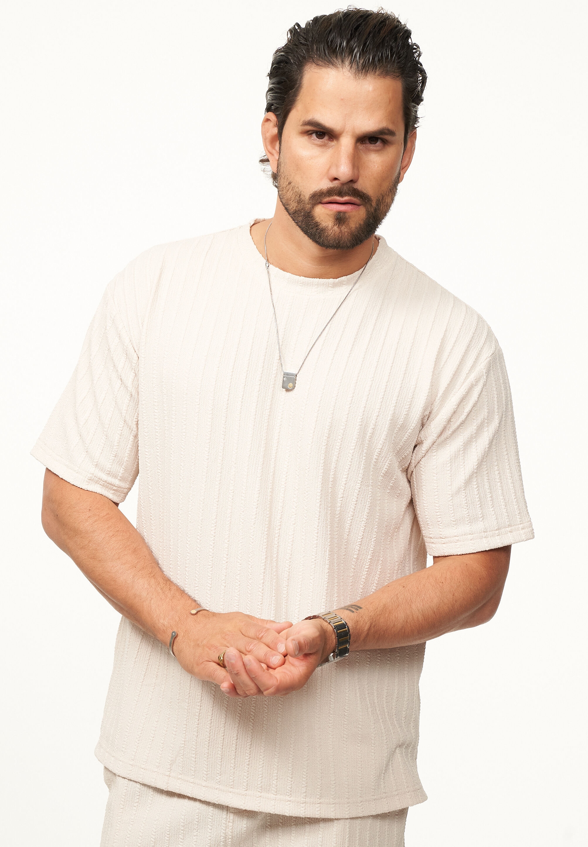 CARISMA T-Shirt »Regular-Fit Kurzarm Shirt mit Crew-Neck« Kurzarm Shirt mit Crew-Neck Ausschnitt im Regular-Fit