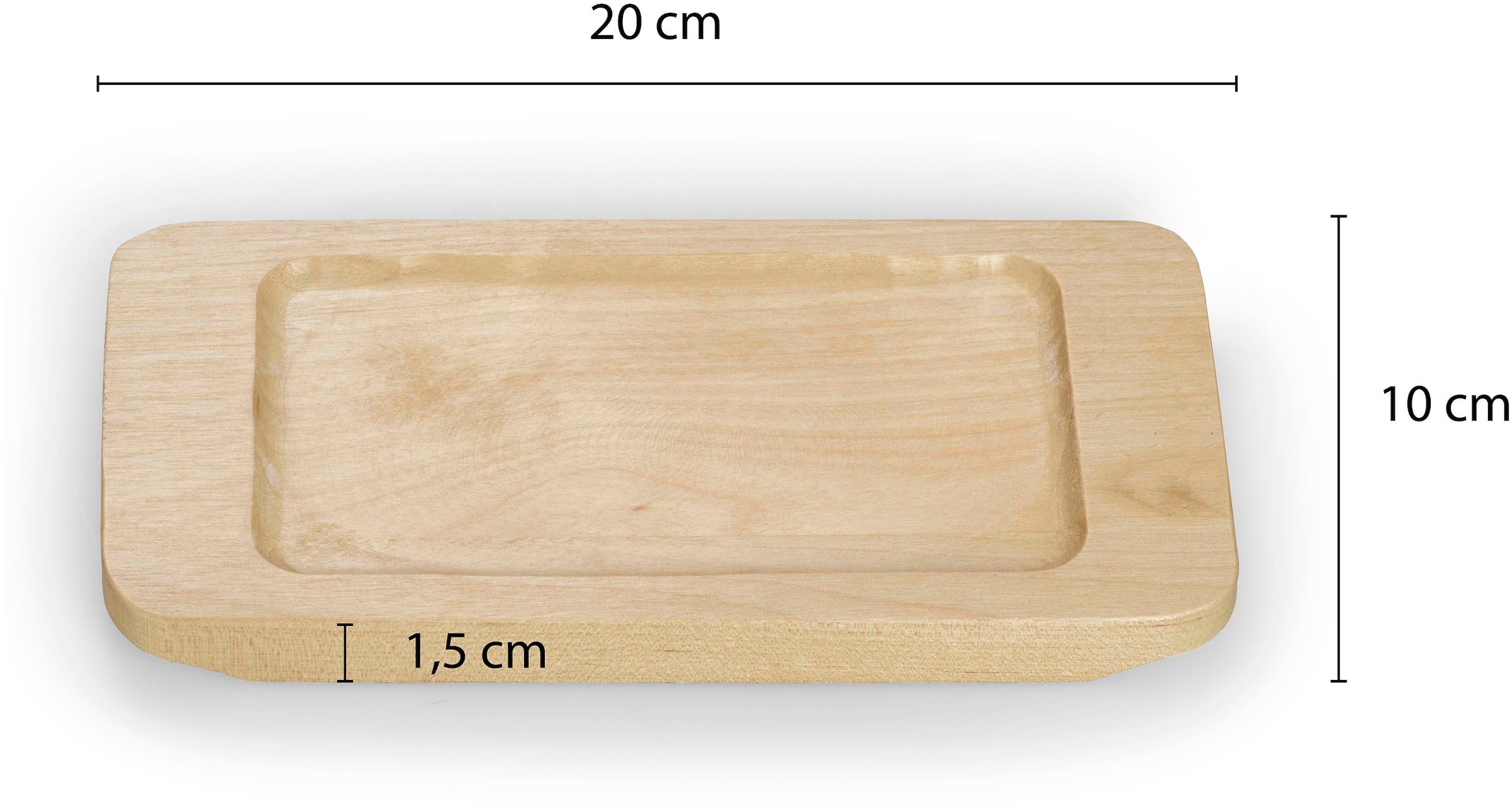 ECHTWERK Auflaufform, Gusseisen, (1 St.), Mini-Auflaufform mit Servierbrett. Für Backöfen, Grill, BBQ