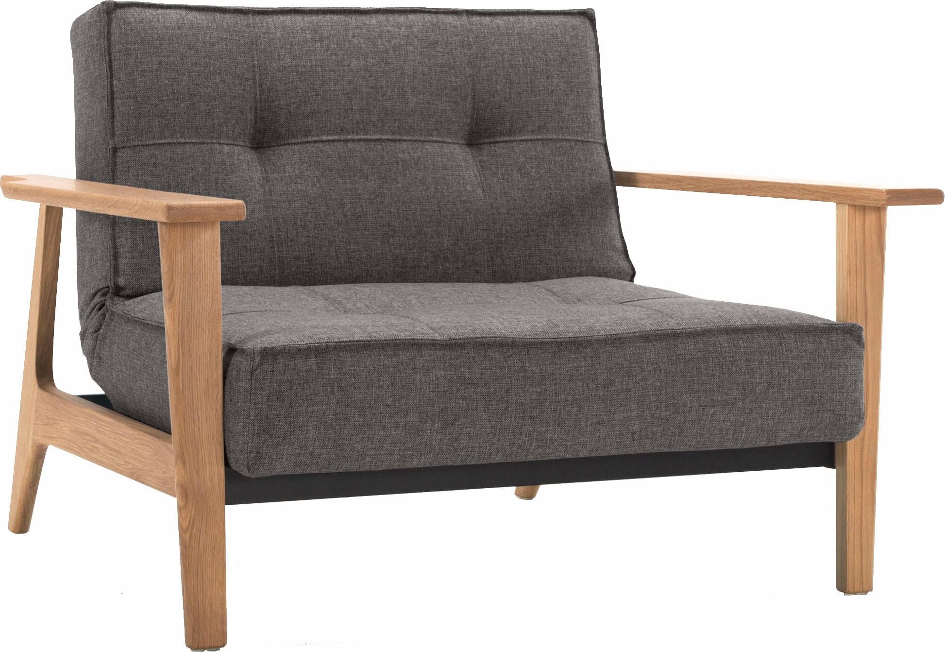 INNOVATION LIVING ™ Sessel Splitback Frej, mit Armlehnen in scandinavischem Design