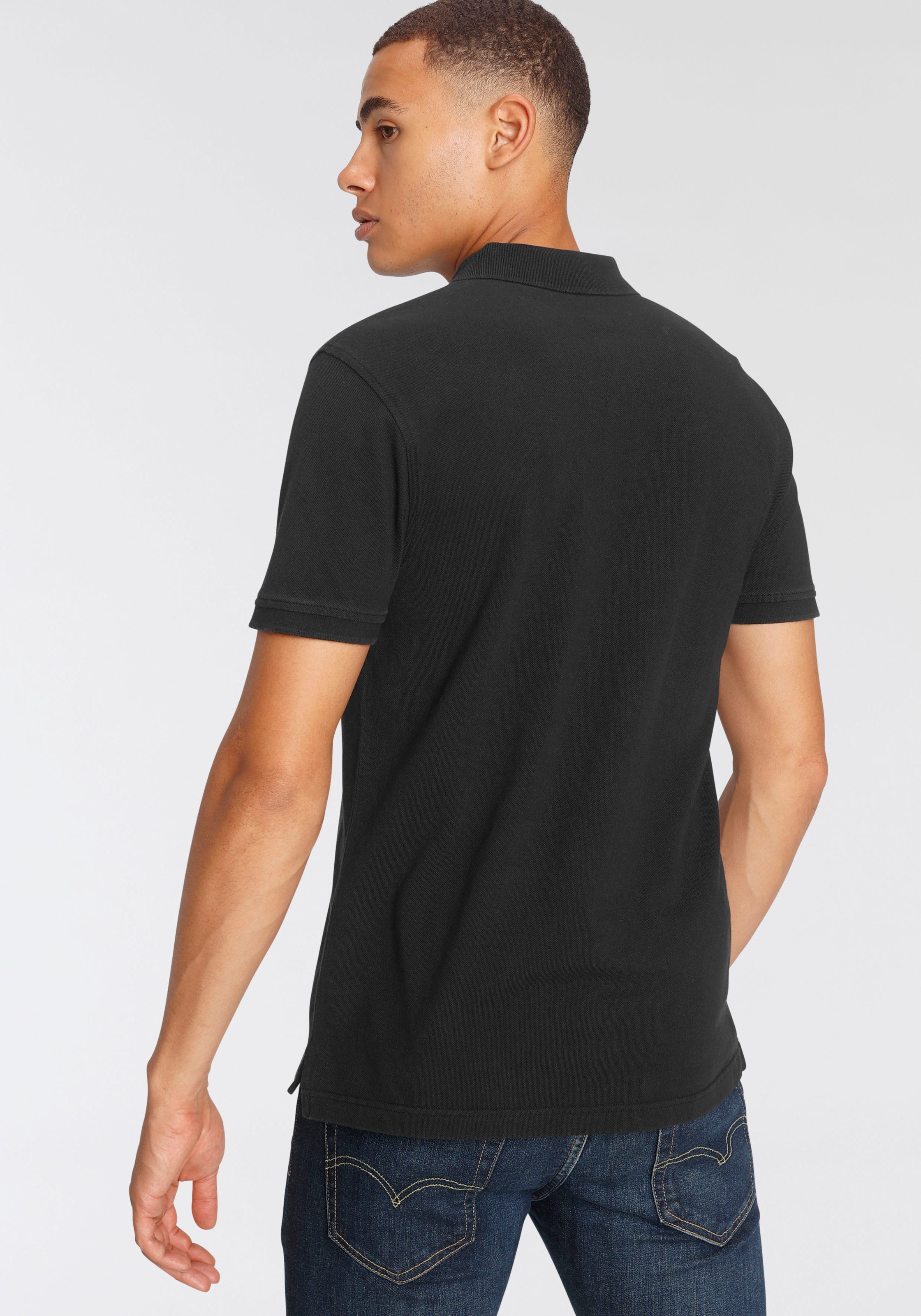 Levi's Polo à Manches Courtes New Housemark Mineral Black M 6
