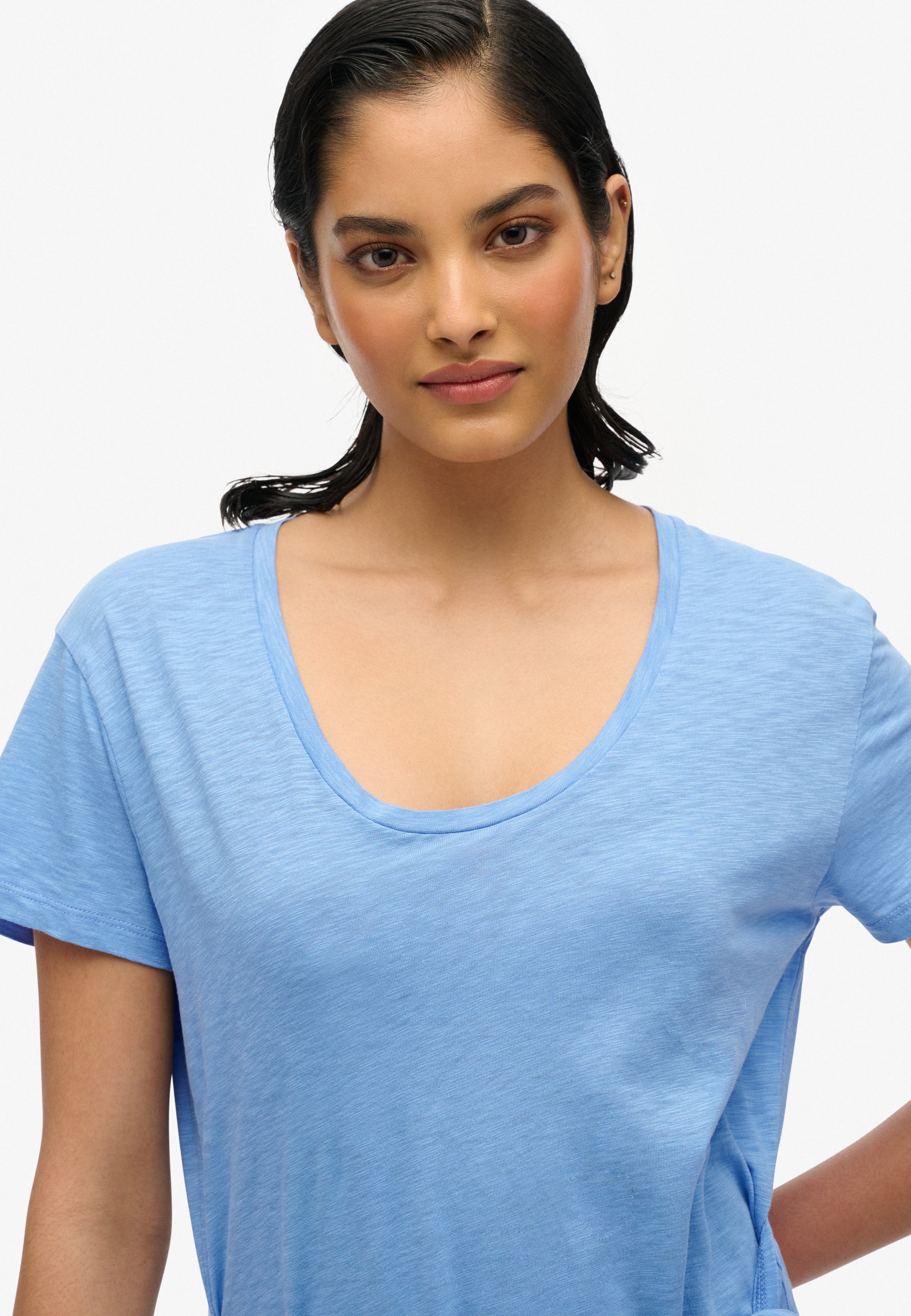 Thumbnail - Superdry Jerseykleid "SLUB MIDI WRAP DRESS" Sommerkleid