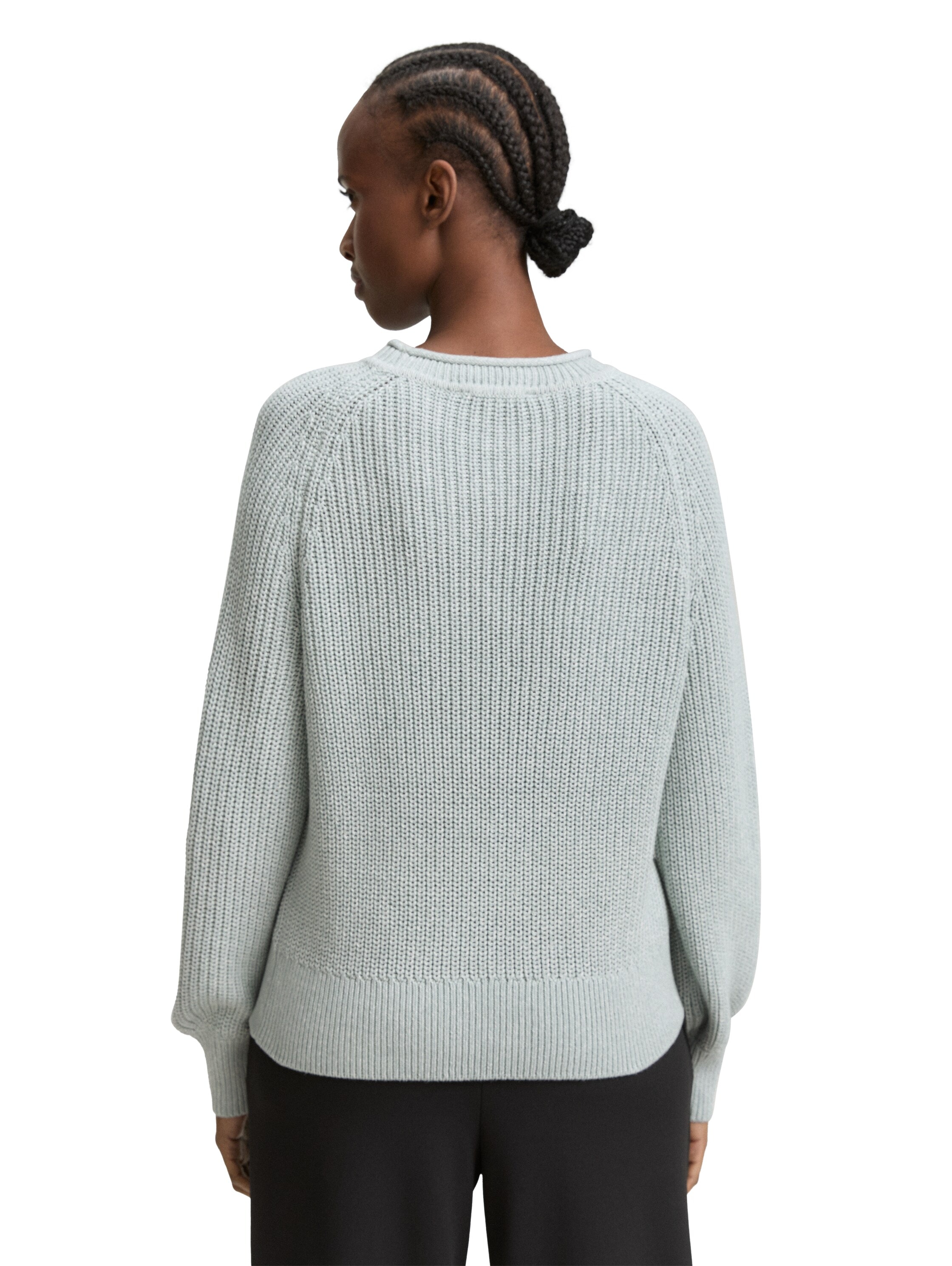 TOM TAILOR Denim Strickpullover, mit Strick-Struktur