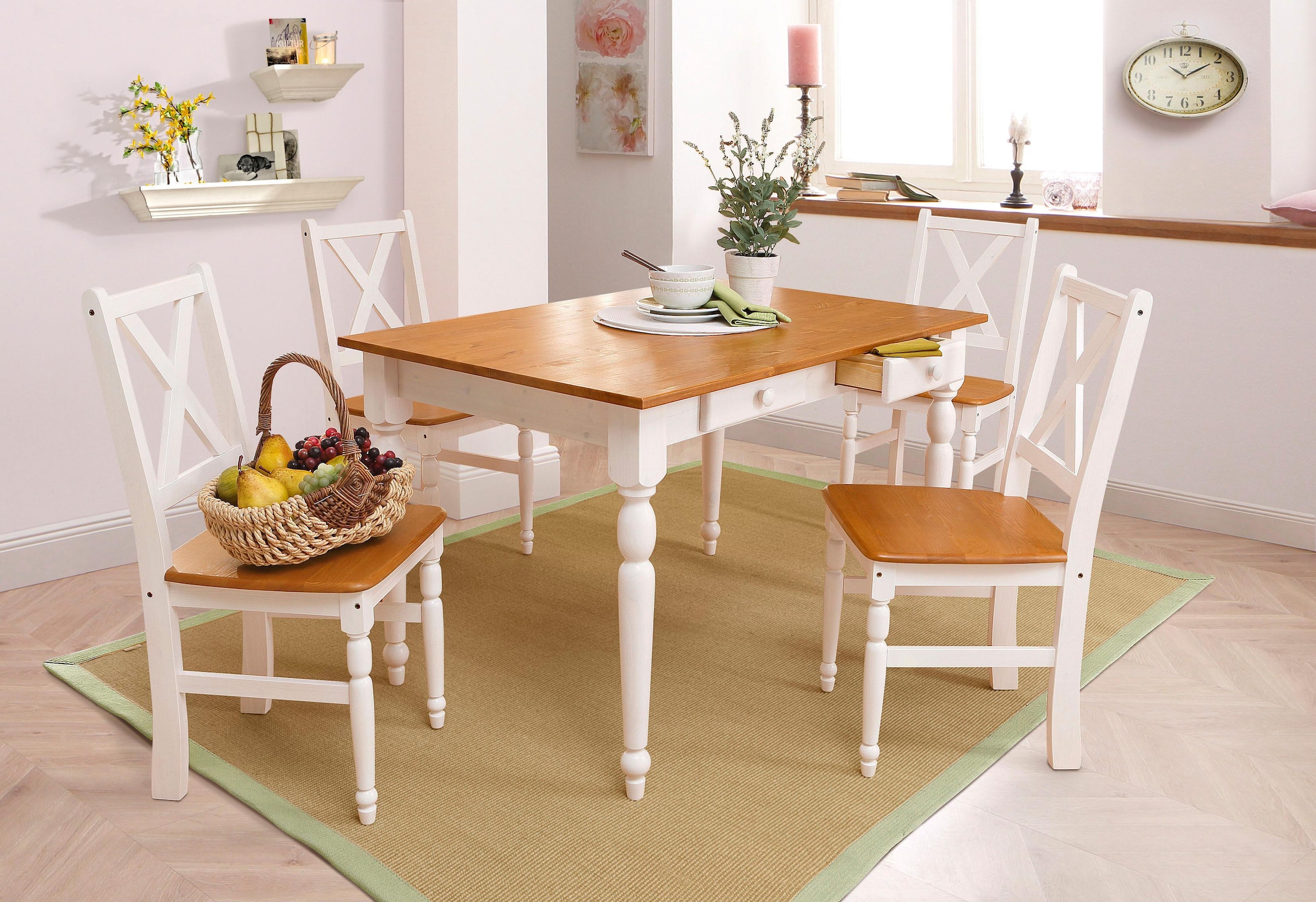 Esszimmer Kuchen Im Landhausstil Auf Rechung Kaufen Baur