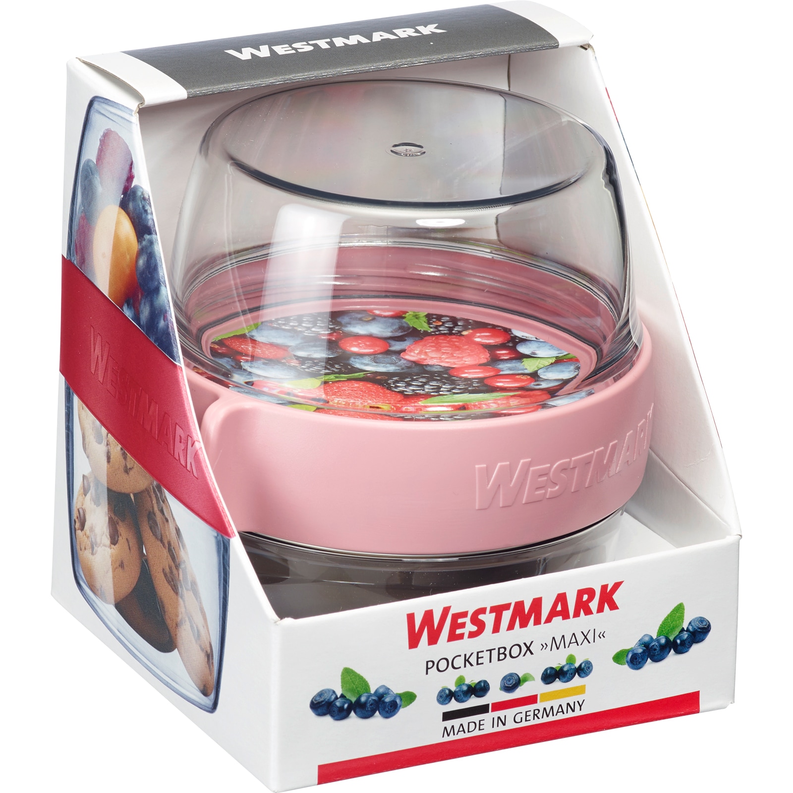 WESTMARK Lunchbox »Pocketbox »Maxi«, 700 ml« 1 Stk. tlg. Meal-Prep Dose to go, 2 x 350 ml, für Joghurt, Obst, Gemüse