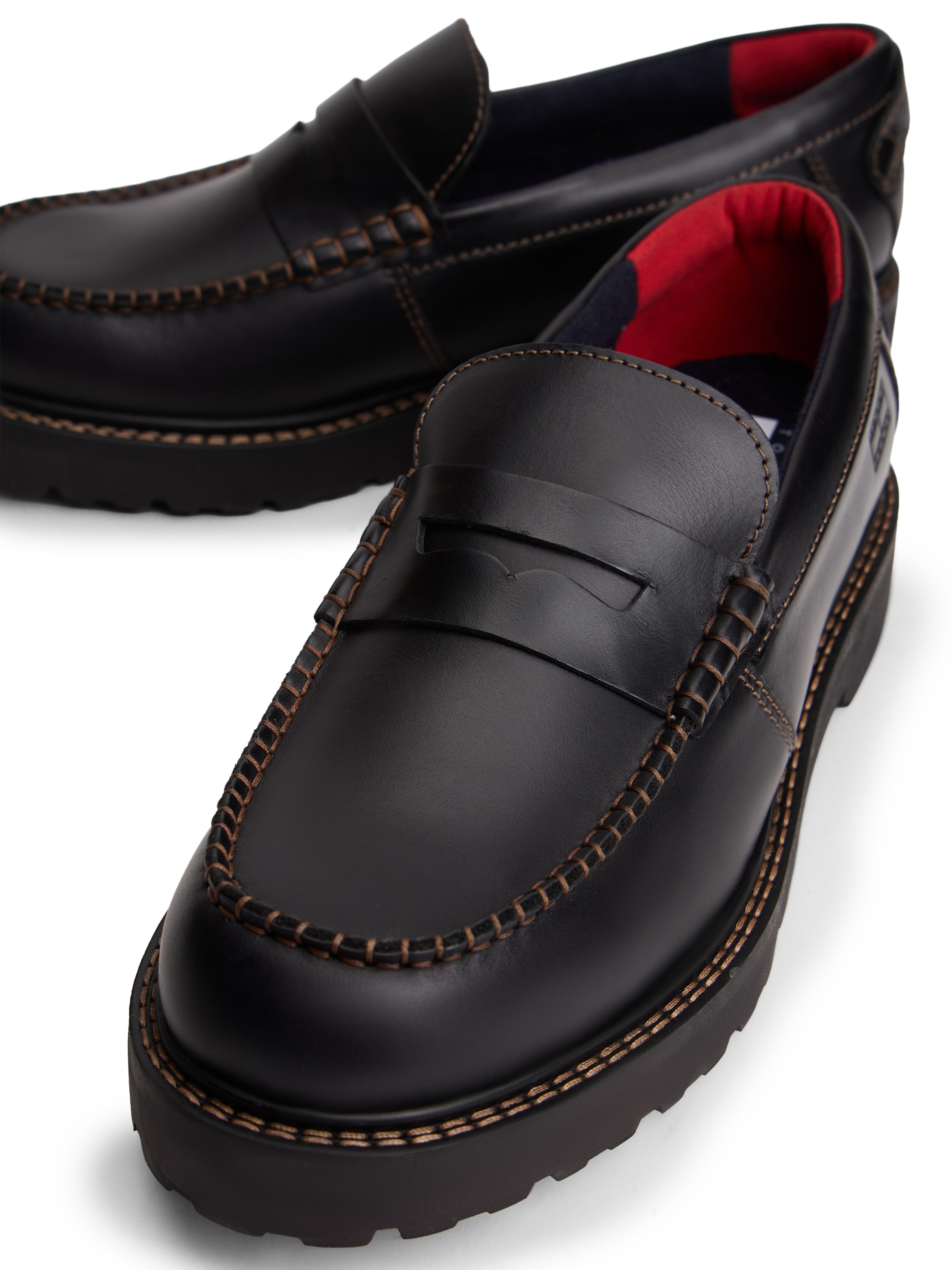 Tommy Jeans Loafer "ARCHIVE 01 LOAFER" Blockabsatz, Businessschuh, Slipper günstig online kaufen