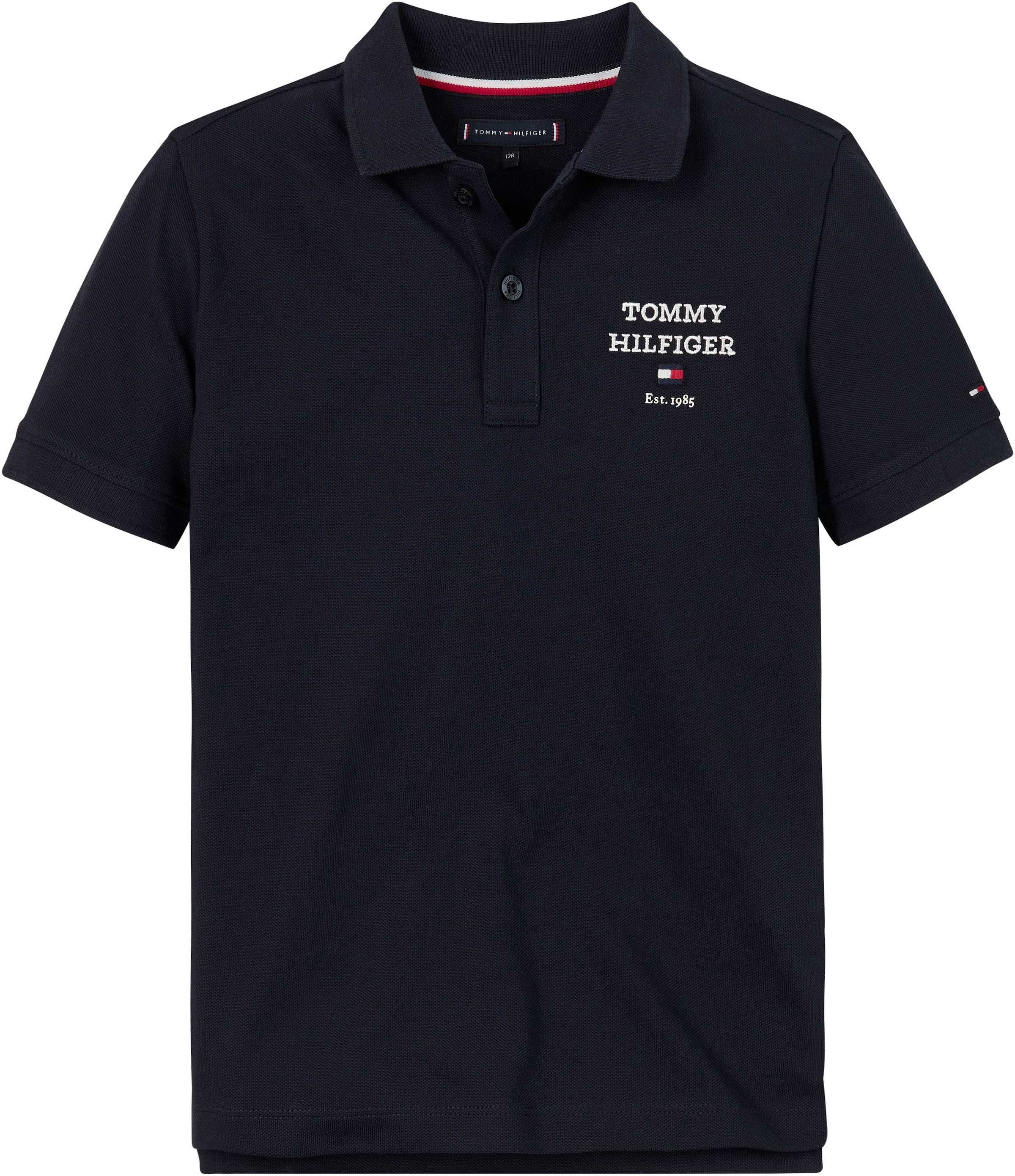 | Poloshirt Logostickerei mit LOGO Tommy kaufen Hilfiger POLO BAUR »TH S/S«,