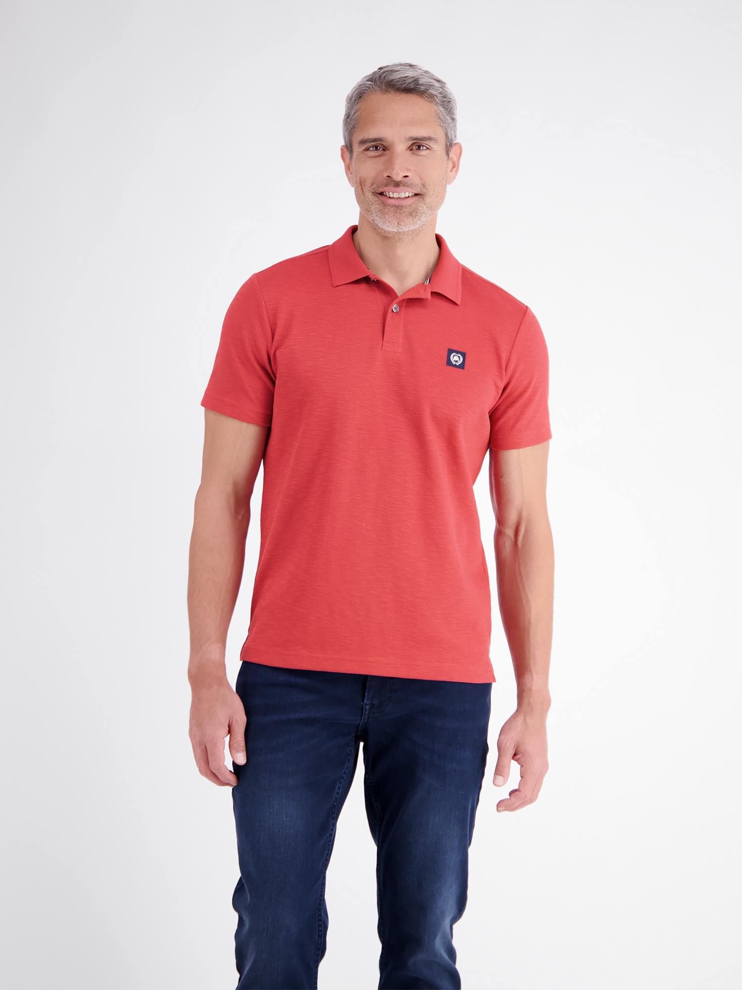 LERROS 1100000002199 "Poloshirt in trendigen Farben mit Flachstrickkragen"