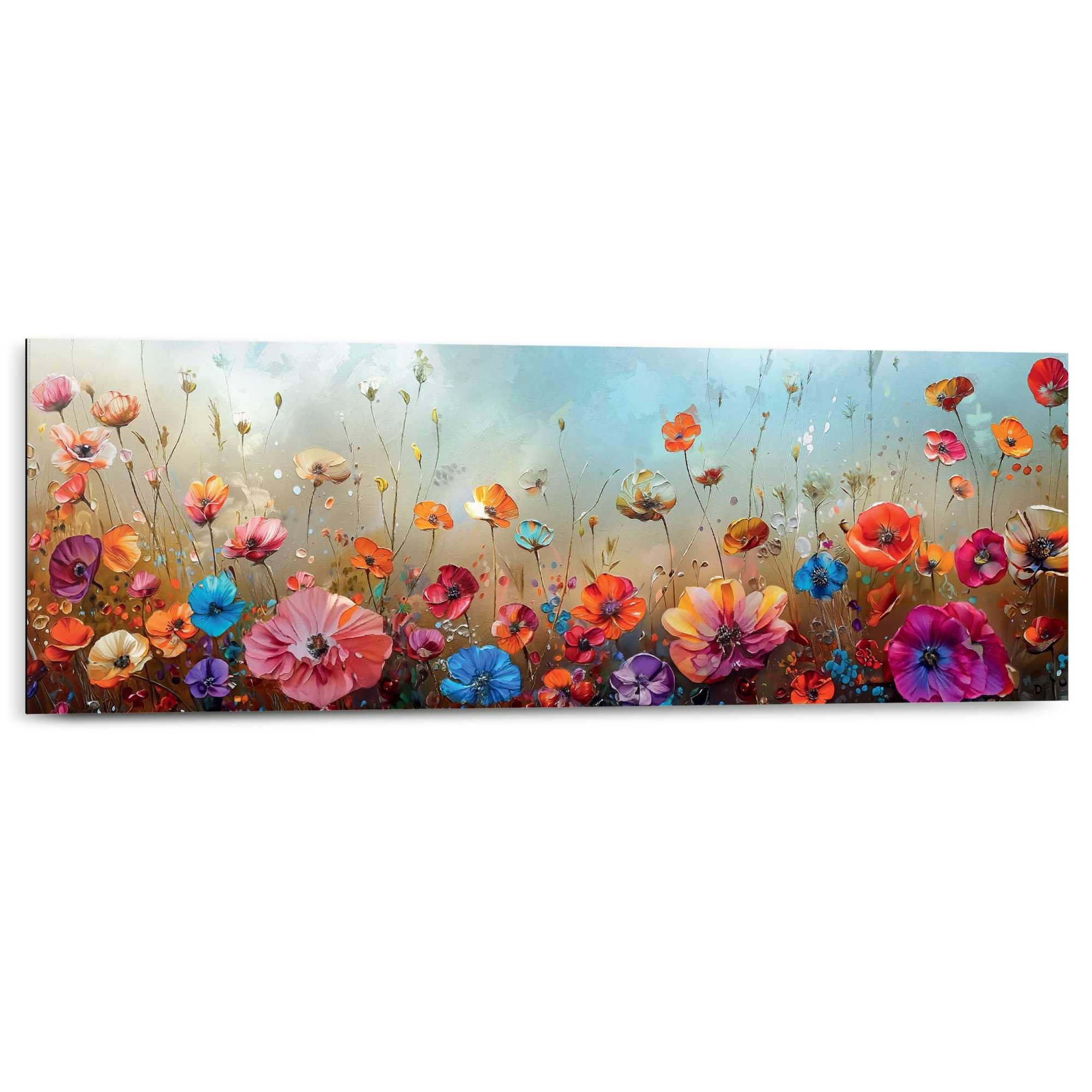 Reinders! Deco-Panel »Blumenfeld« Blumen 1 Stk. tlg. Hobbyraum - Mehrfarbig - MDF - Blumen und Pflanzen - 90x30 cm