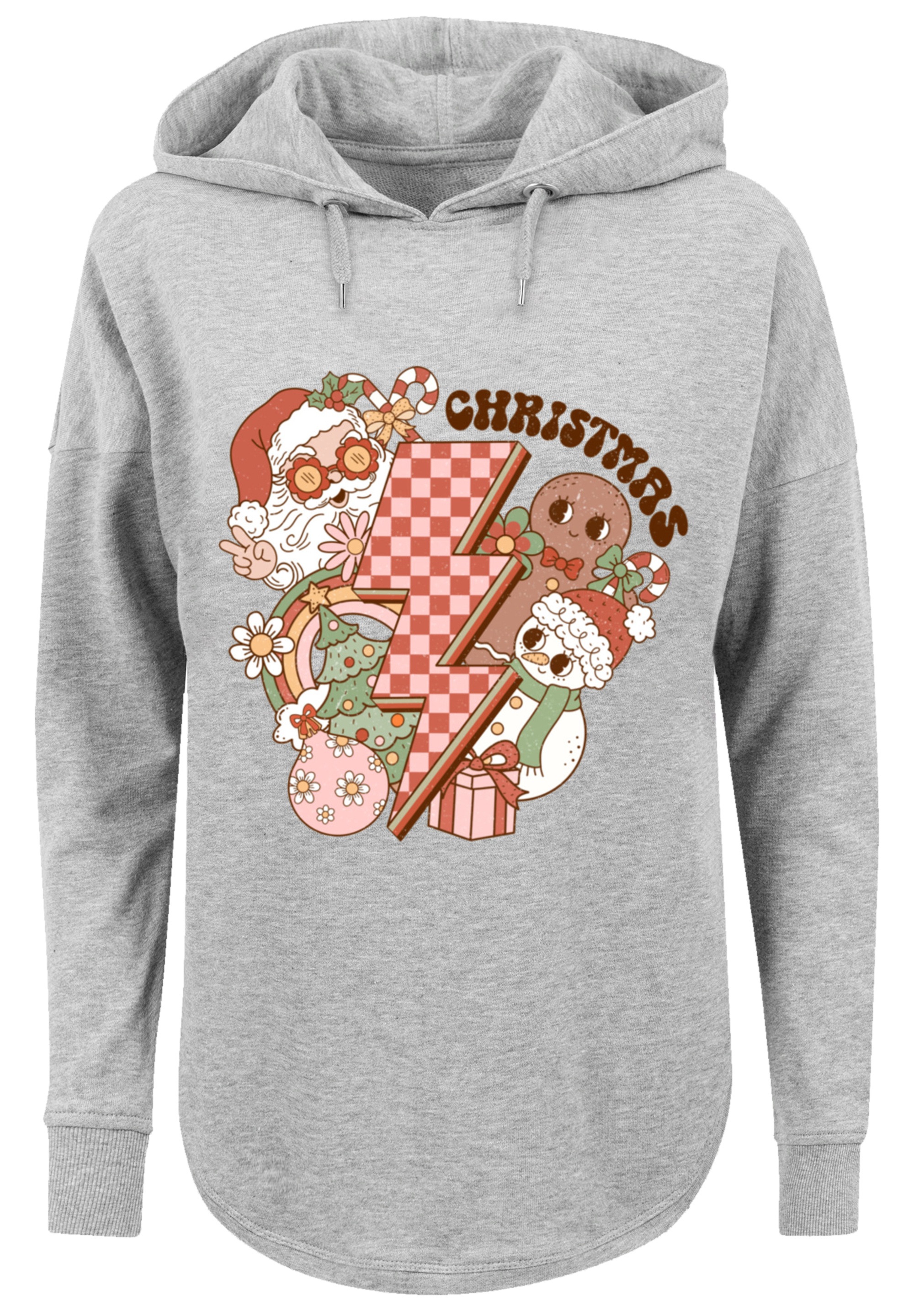 F4NT4STIC Kapuzenpullover »Groovy Weihnachten Flash Cozy Vibes«, Premium Qualität, Weihnachts-Kollection