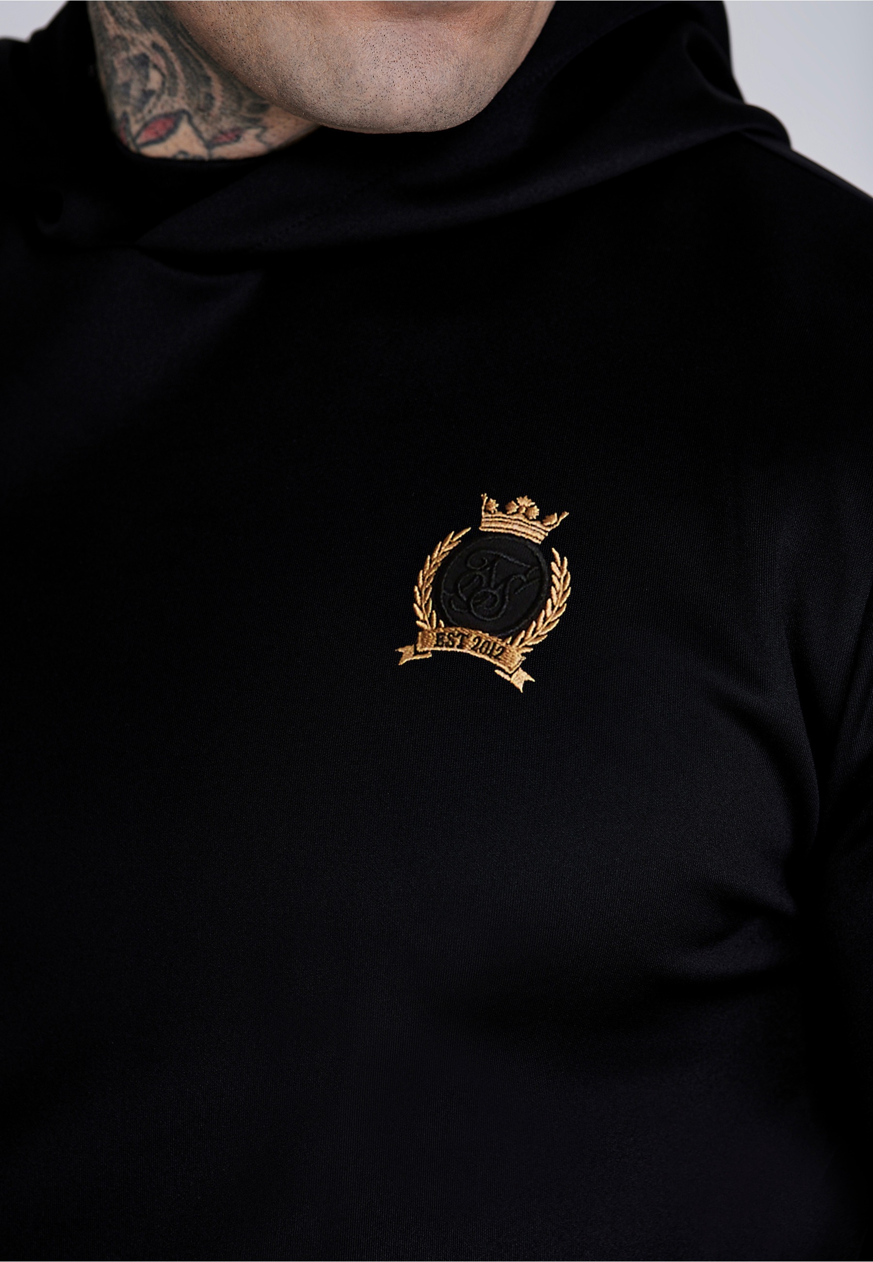 Siksilk Rundhalspullover »SikSilk Essentials Poly Hoodie« 1