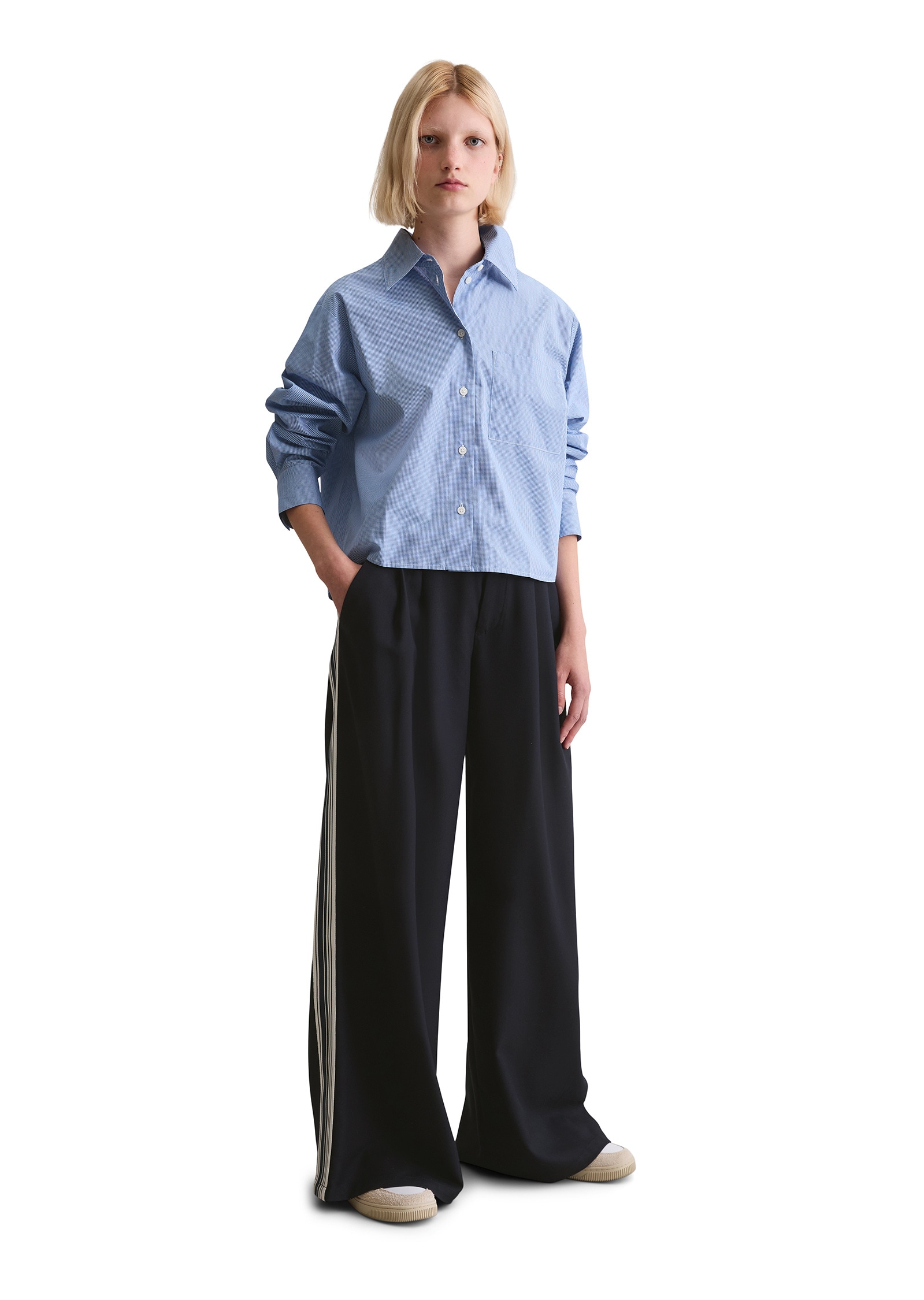 Marc O'Polo DENIM Langarmbluse »aus Papertouch-Popeline«