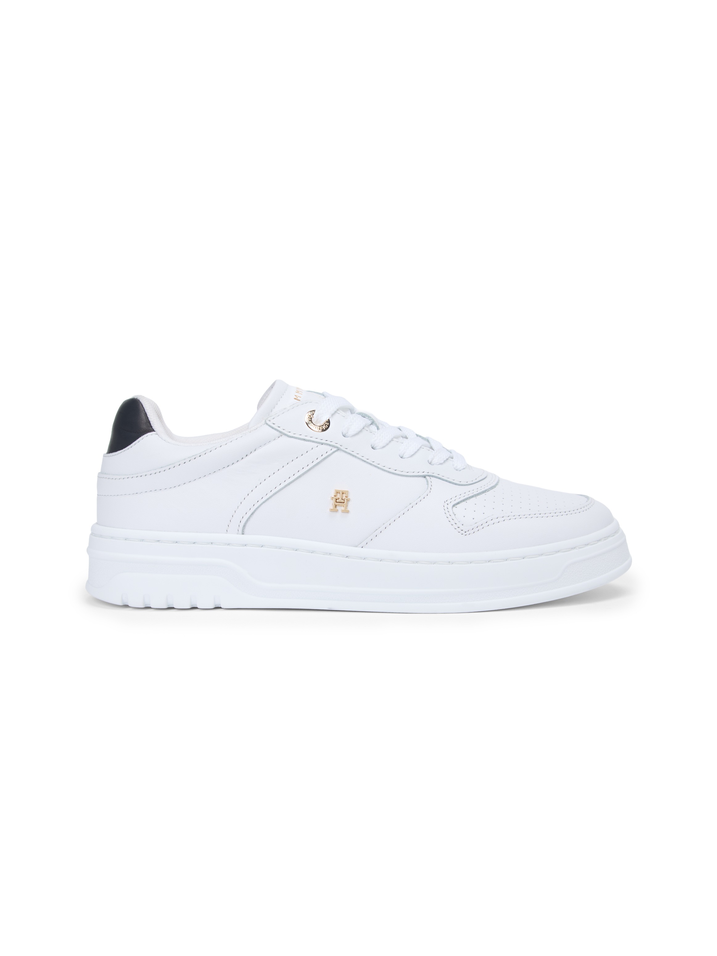 Tommy Hilfiger TH Sporty Cupsole Corp Platform Sneaker White Size 40 3